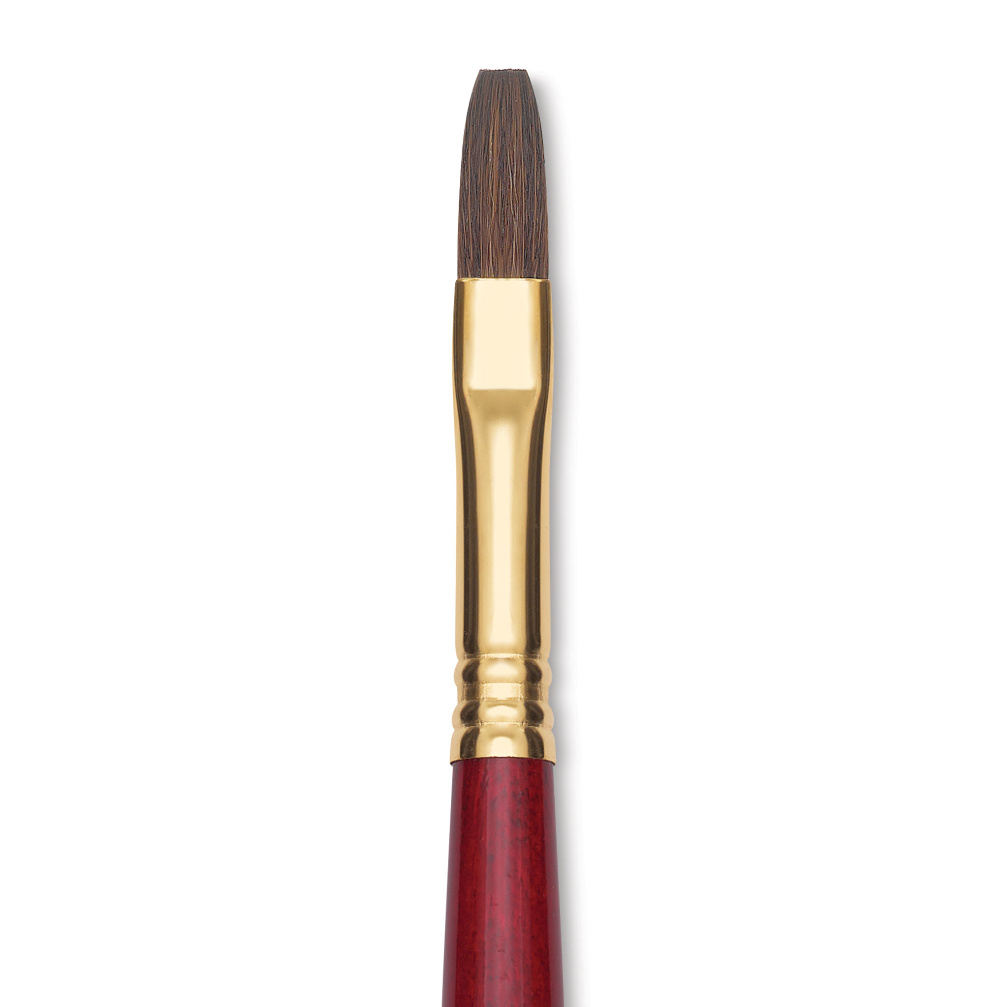 Blick Master Synthetic Kolinsky Brush - Long Handle, Flat, Size 10