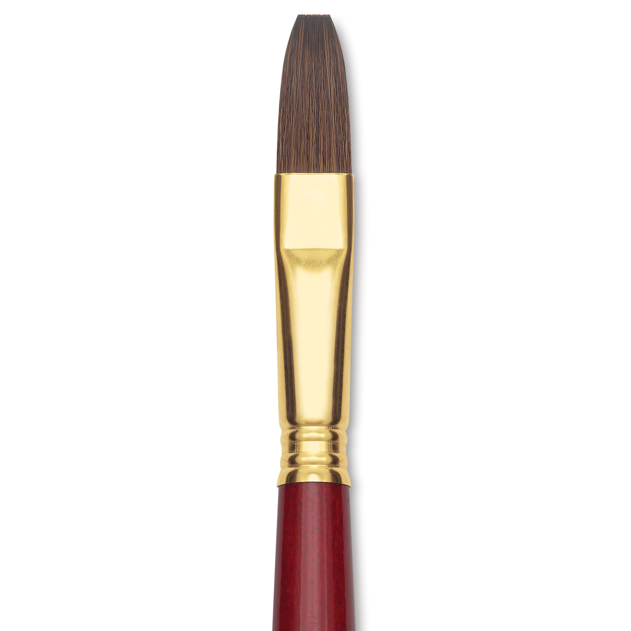 Blick Master Synthetic Kolinsky Brush - Long Handle, Flat, Size 14
