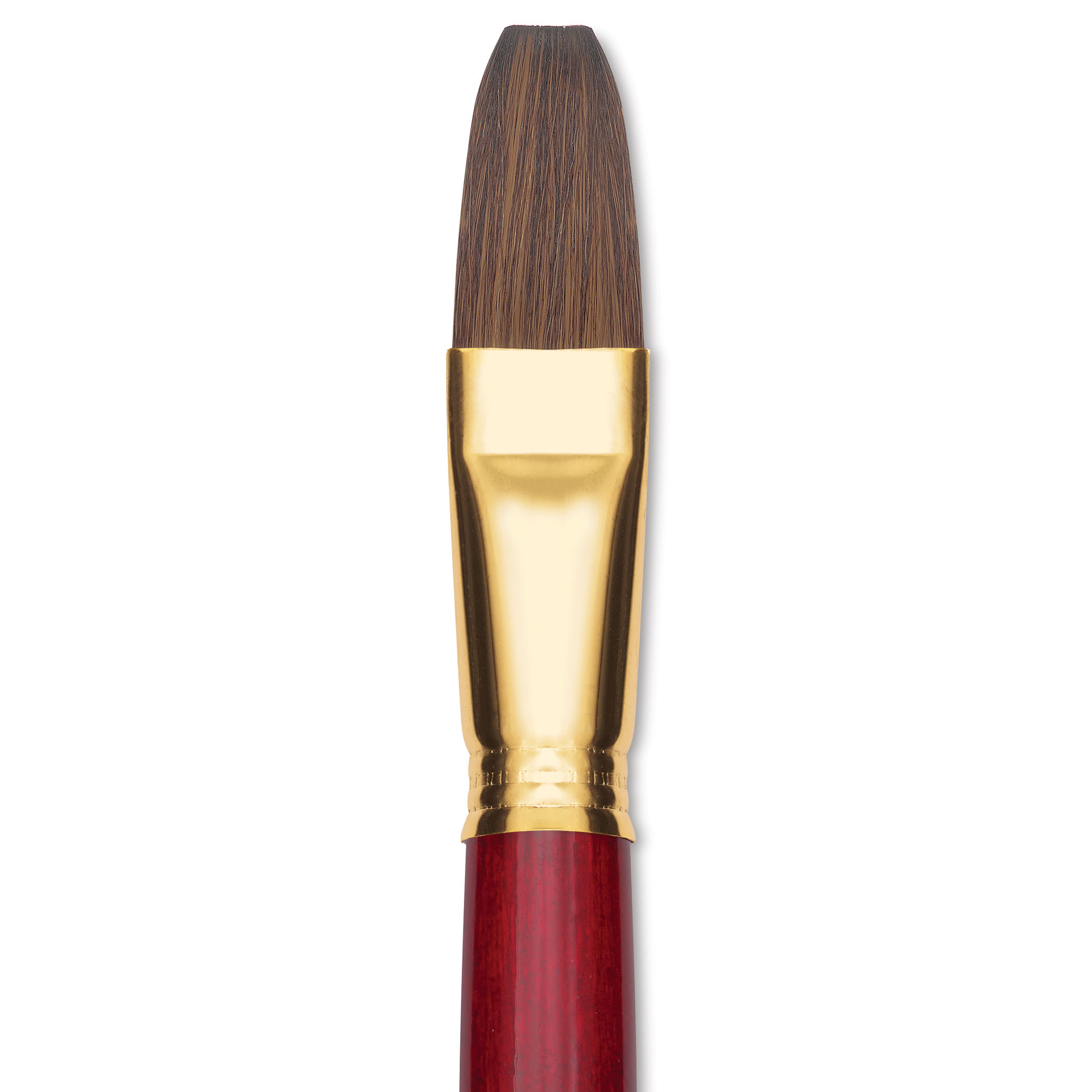 Blick Master Synthetic Kolinsky Brush - Long Handle, Flat, Size 22