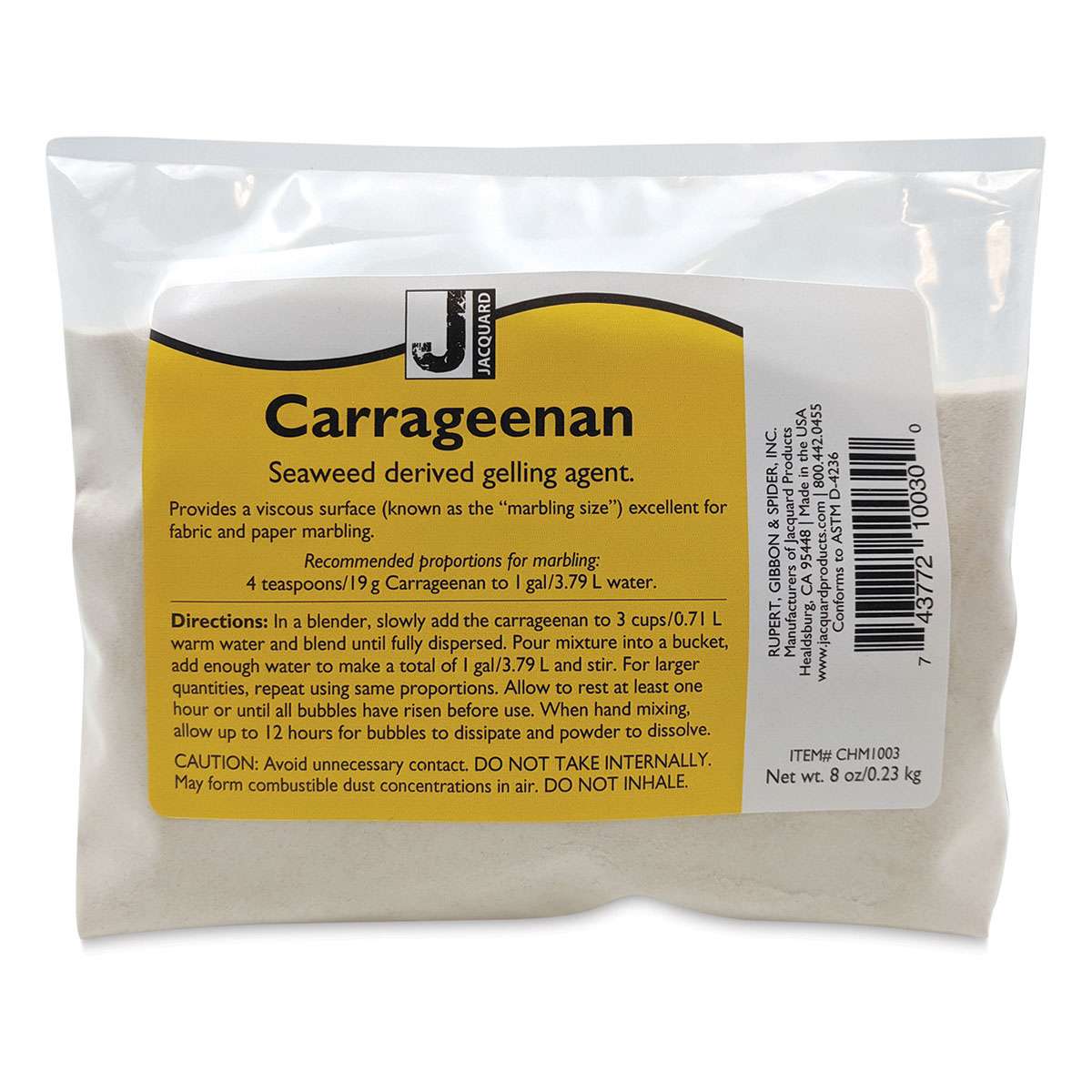 Jacquard Carageenan Marbling Agent Paint | 8 oz