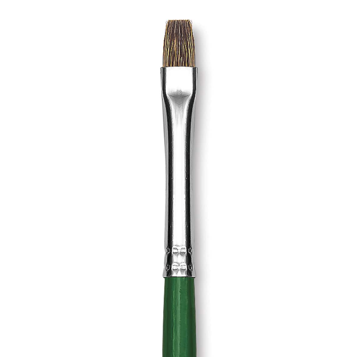 Blick Economy Ox/Pony Hair Brush - Bright, Long Handle, Size 6