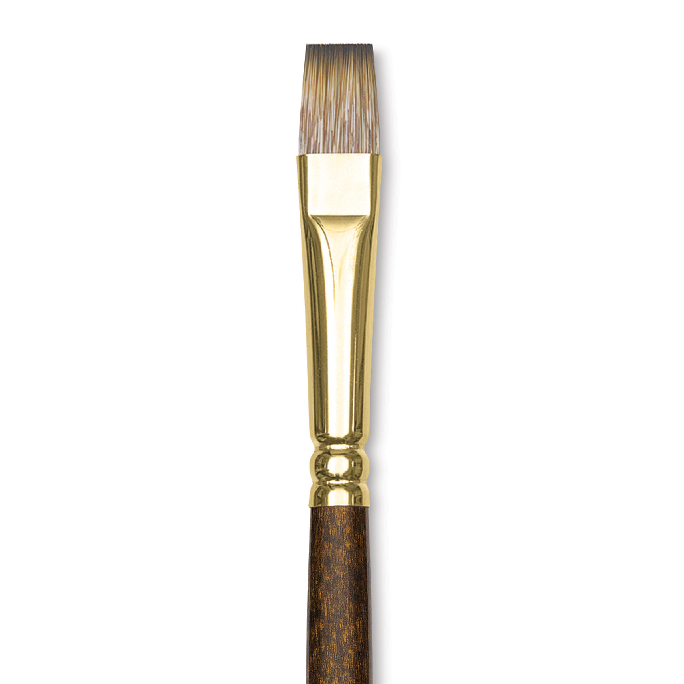 Winsor & Newton Monarch Mongoose Brush - Flat, Long Handle, Size 8