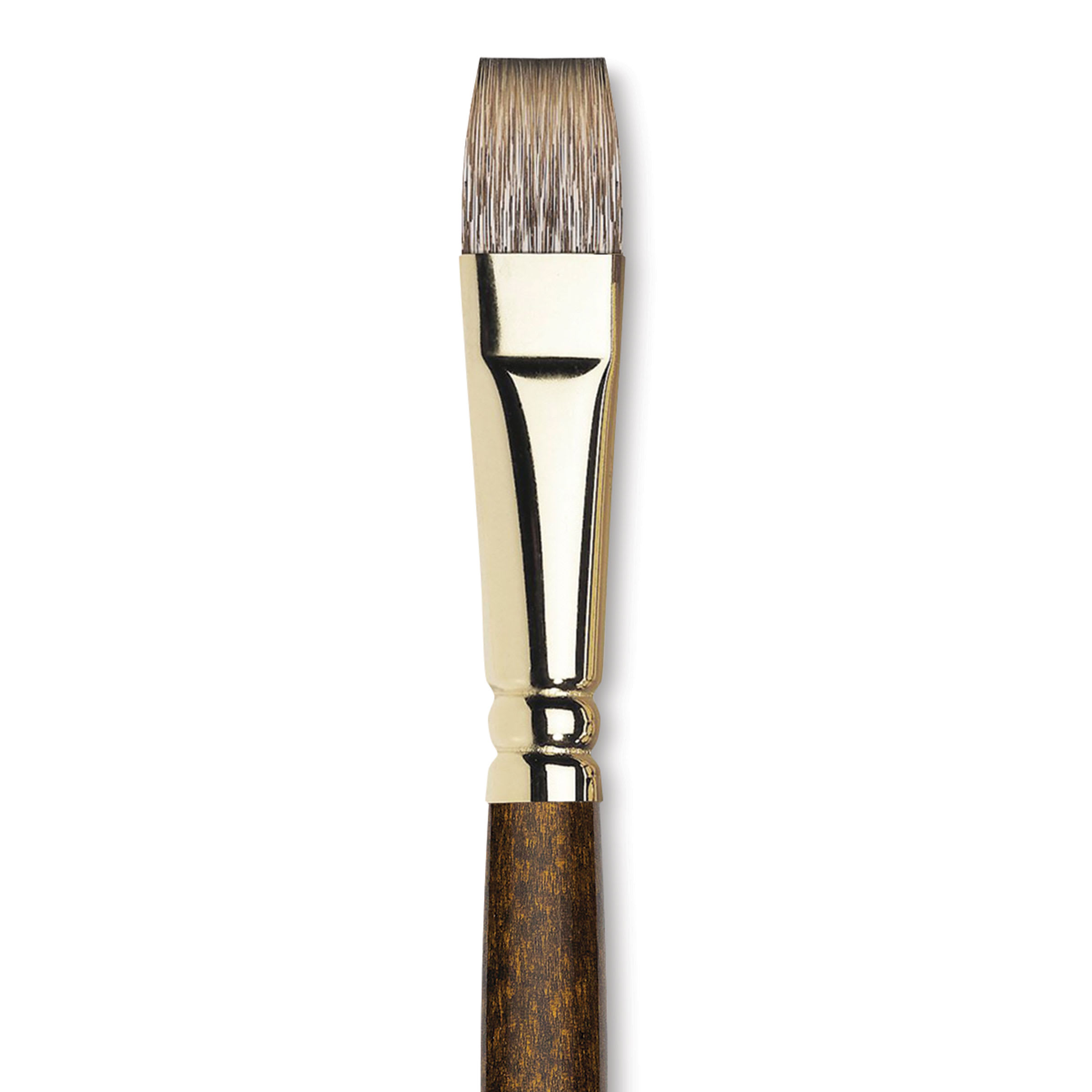 Winsor & Newton Monarch Mongoose Brush - Flat, Long Handle, Size 14