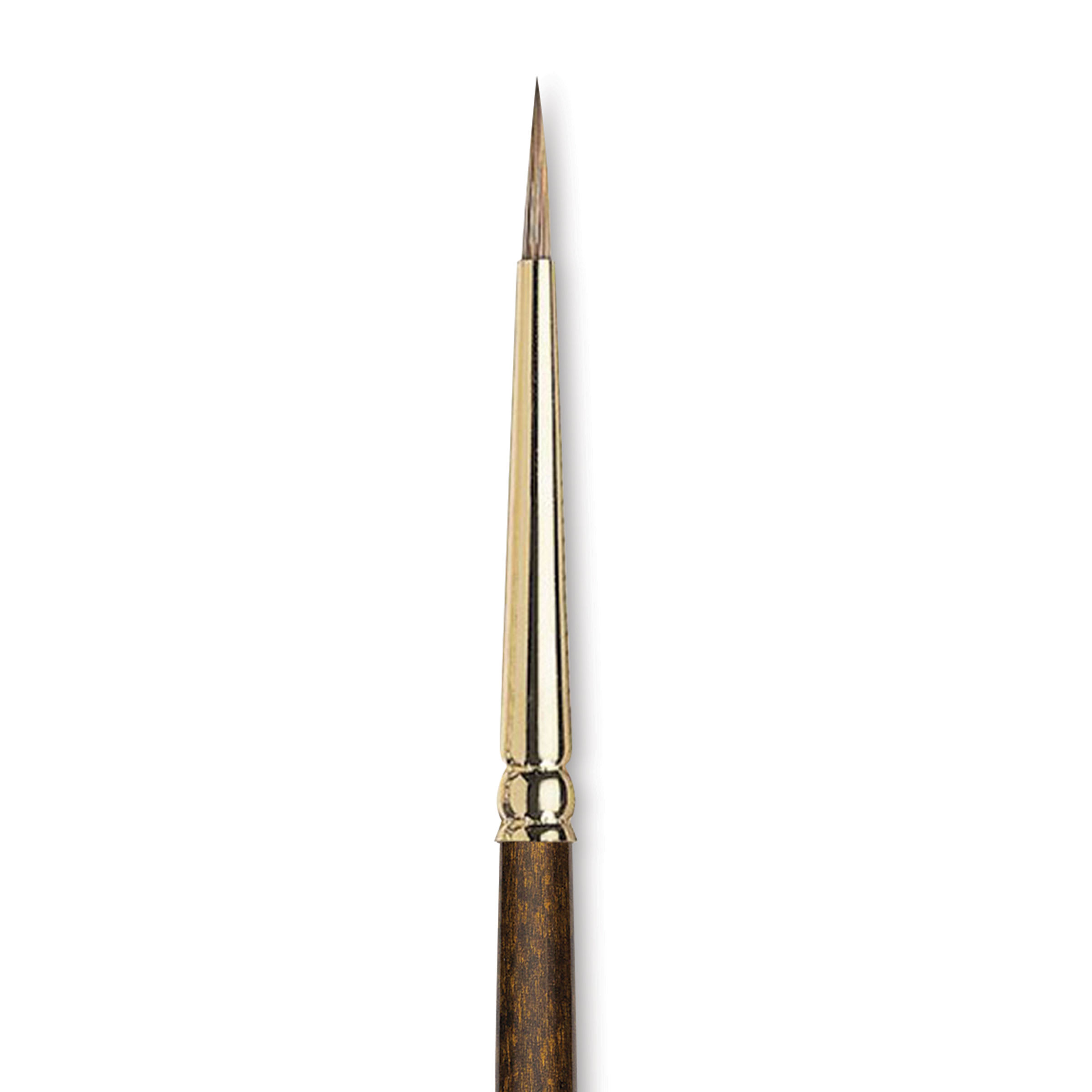 Winsor & Newton Monarch Mongoose Brush - Round, Long Handle, Size 2/0