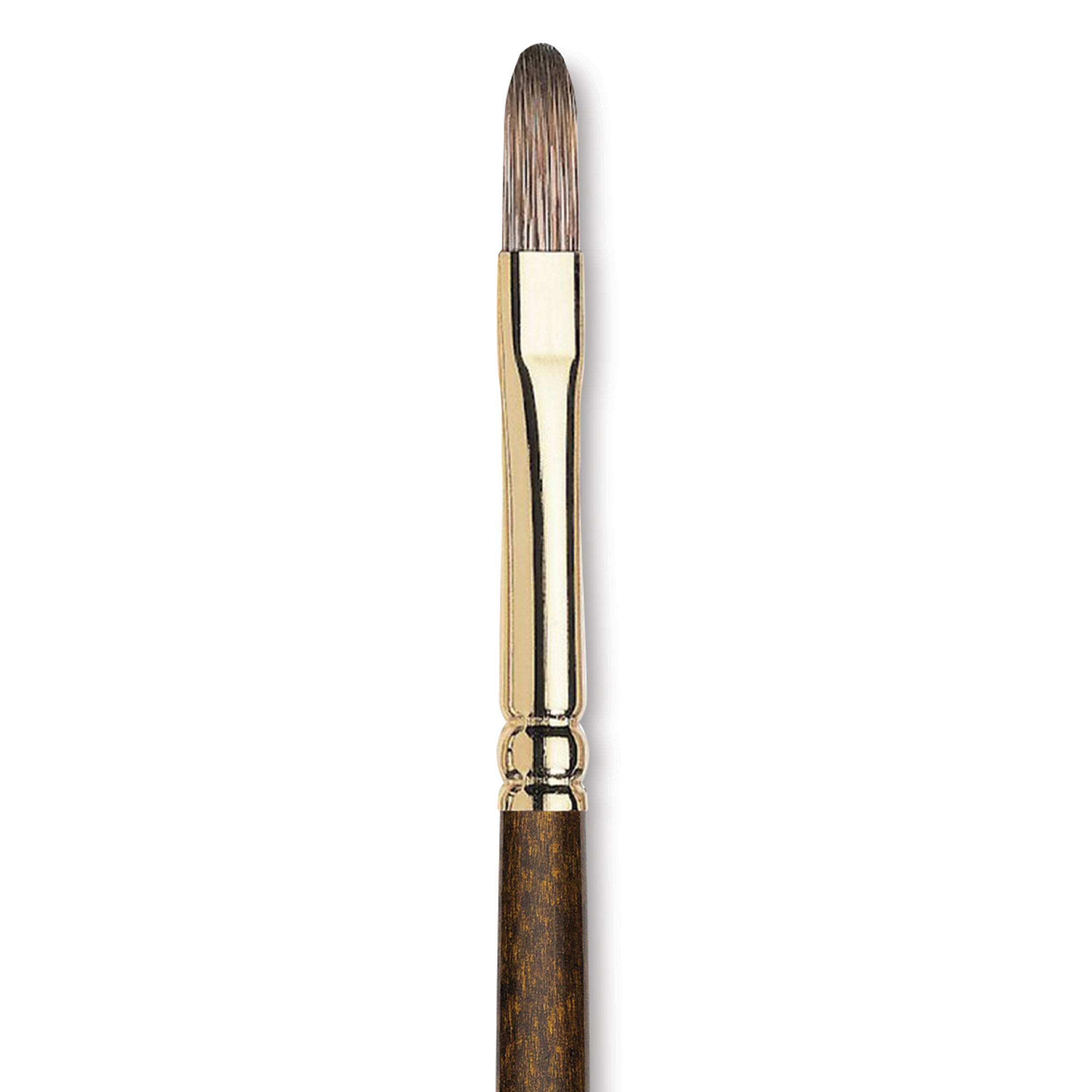 Winsor & Newton Monarch Mongoose Brush - Filbert, Long Handle, Size 4