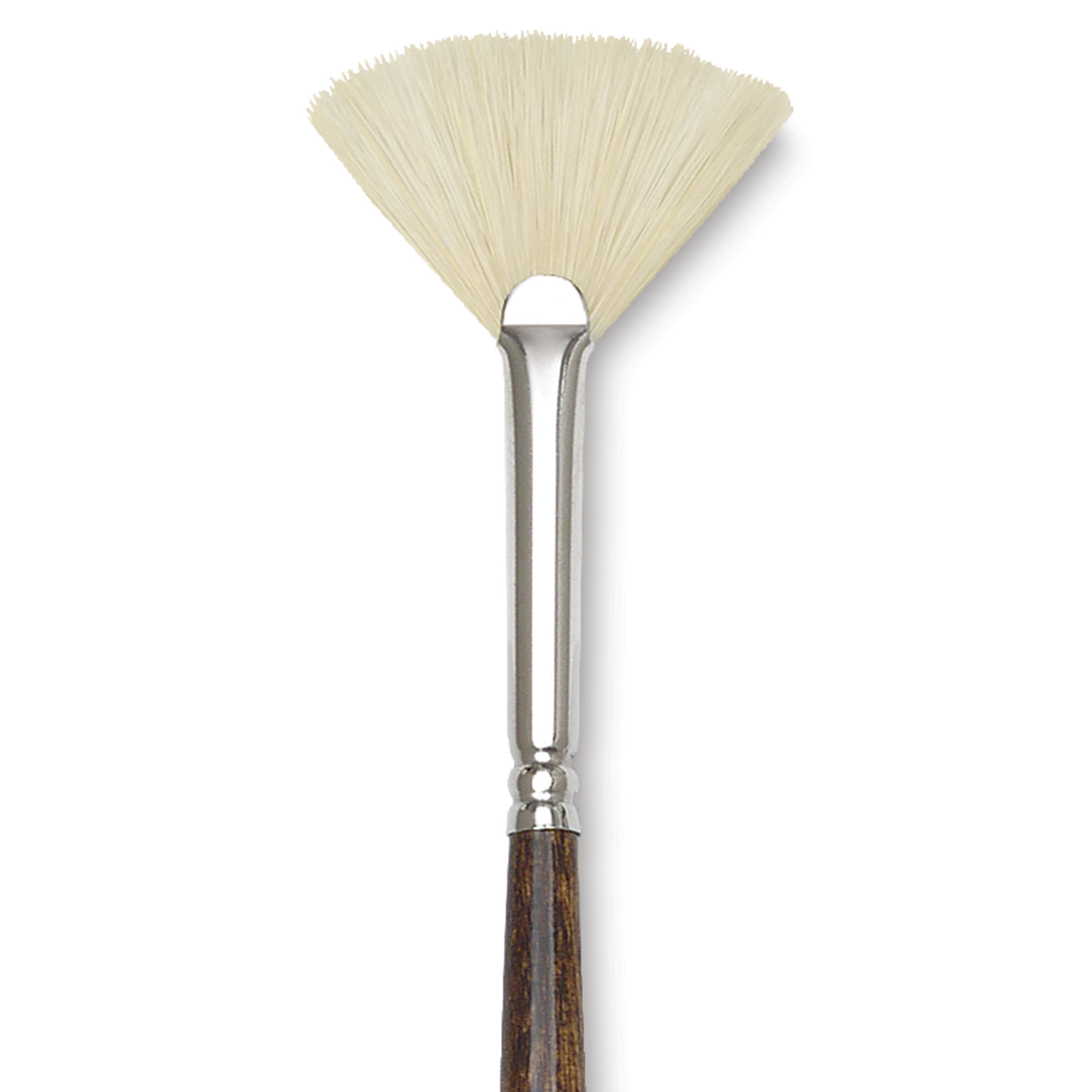 Blick Masterstroke White Bristle Brush - Fan, Short Handle, Size 2