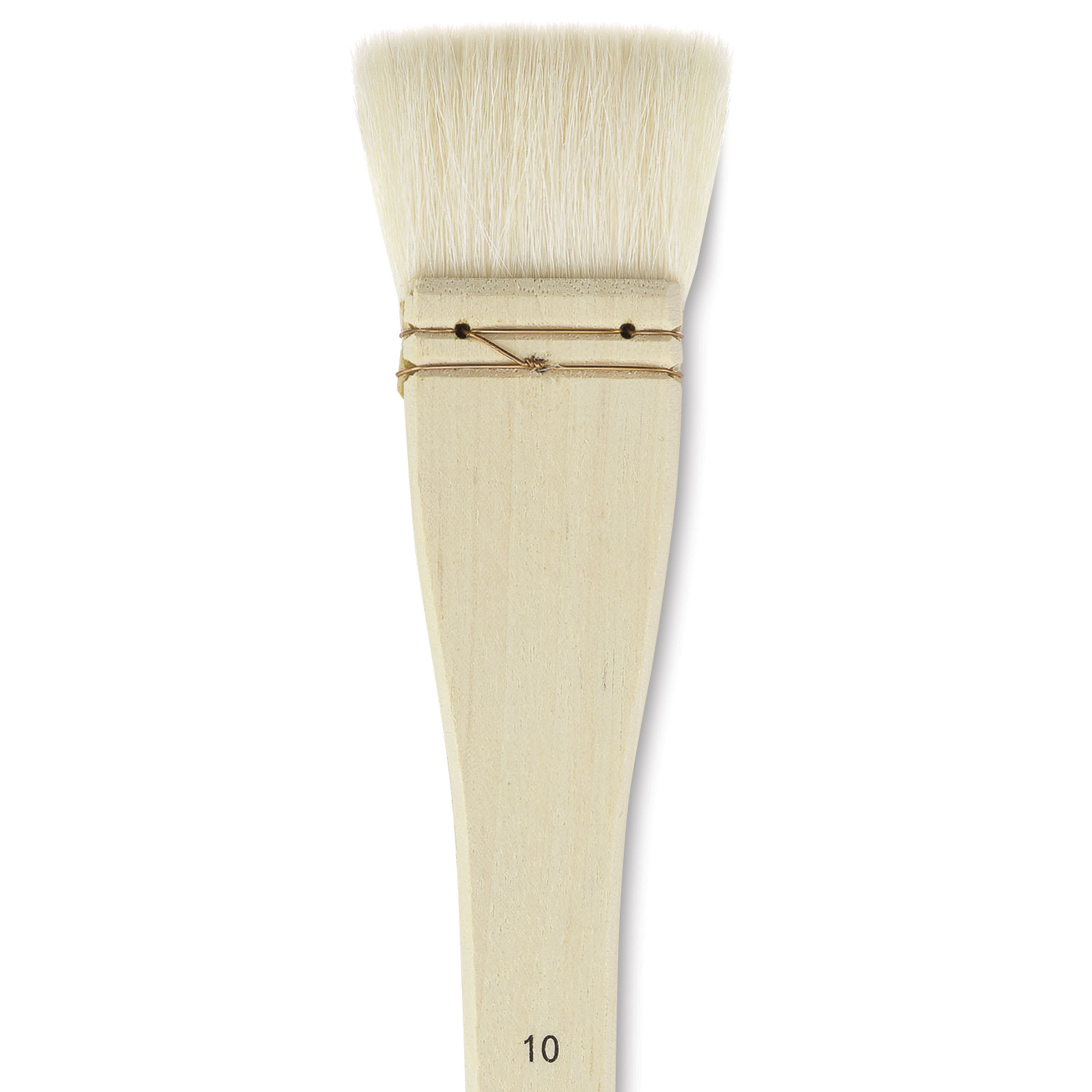Silver Brush Atelier Flat Hake Brush - Size 10, Long Handle