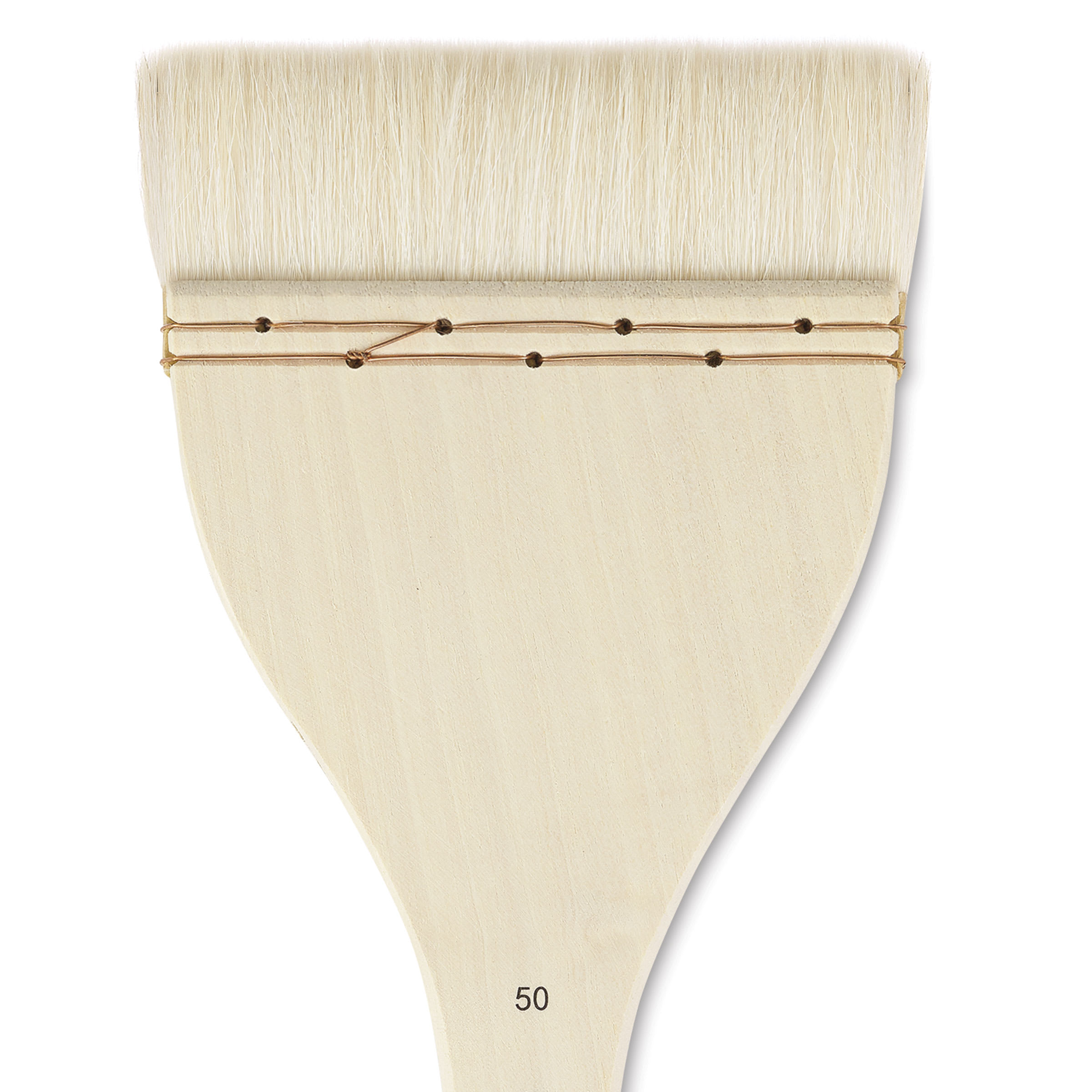 Silver Brush Atelier Flat Hake Brush - Size 50, Long Handle