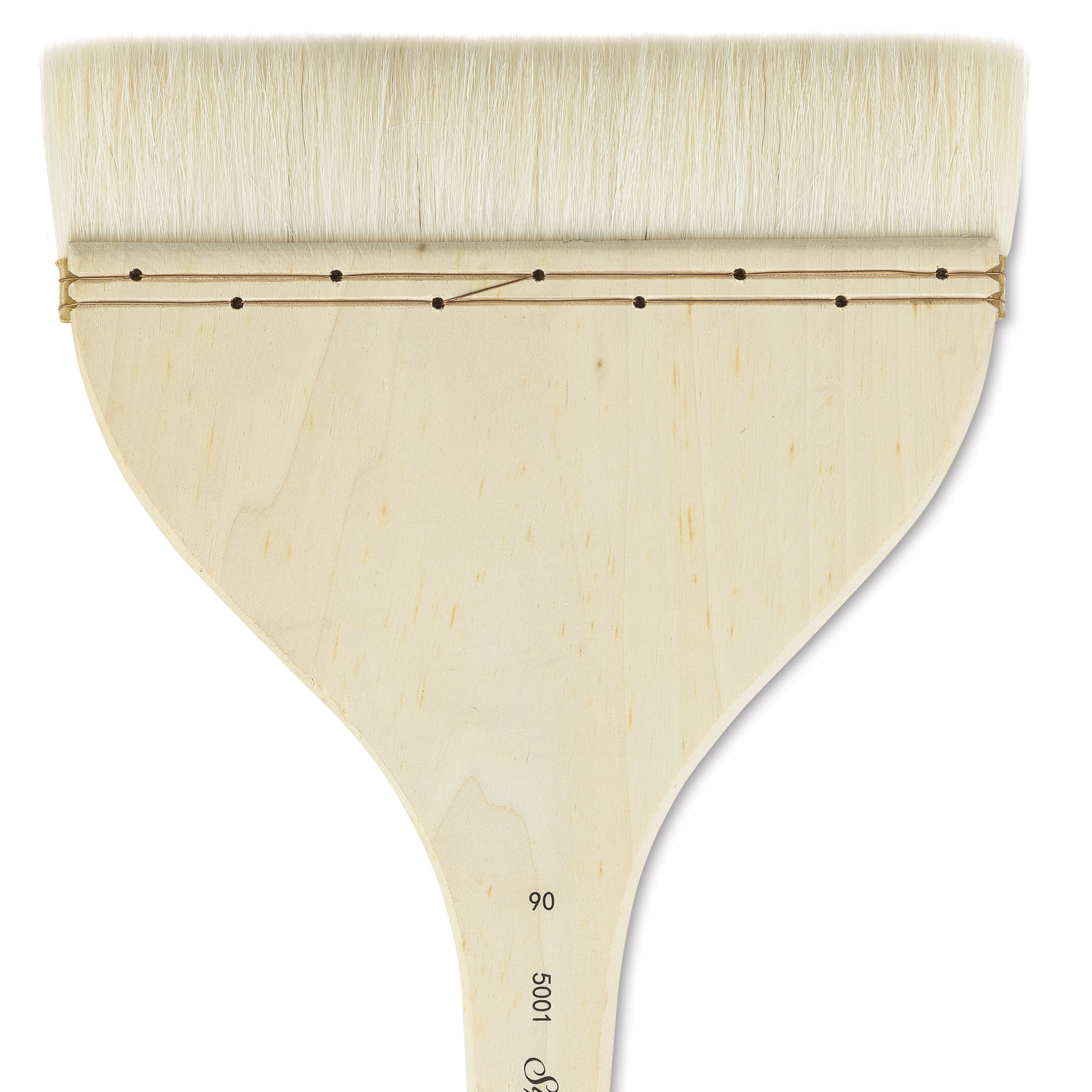 Silver Brush Atelier Flat Hake Brush - Size 90, Long Handle