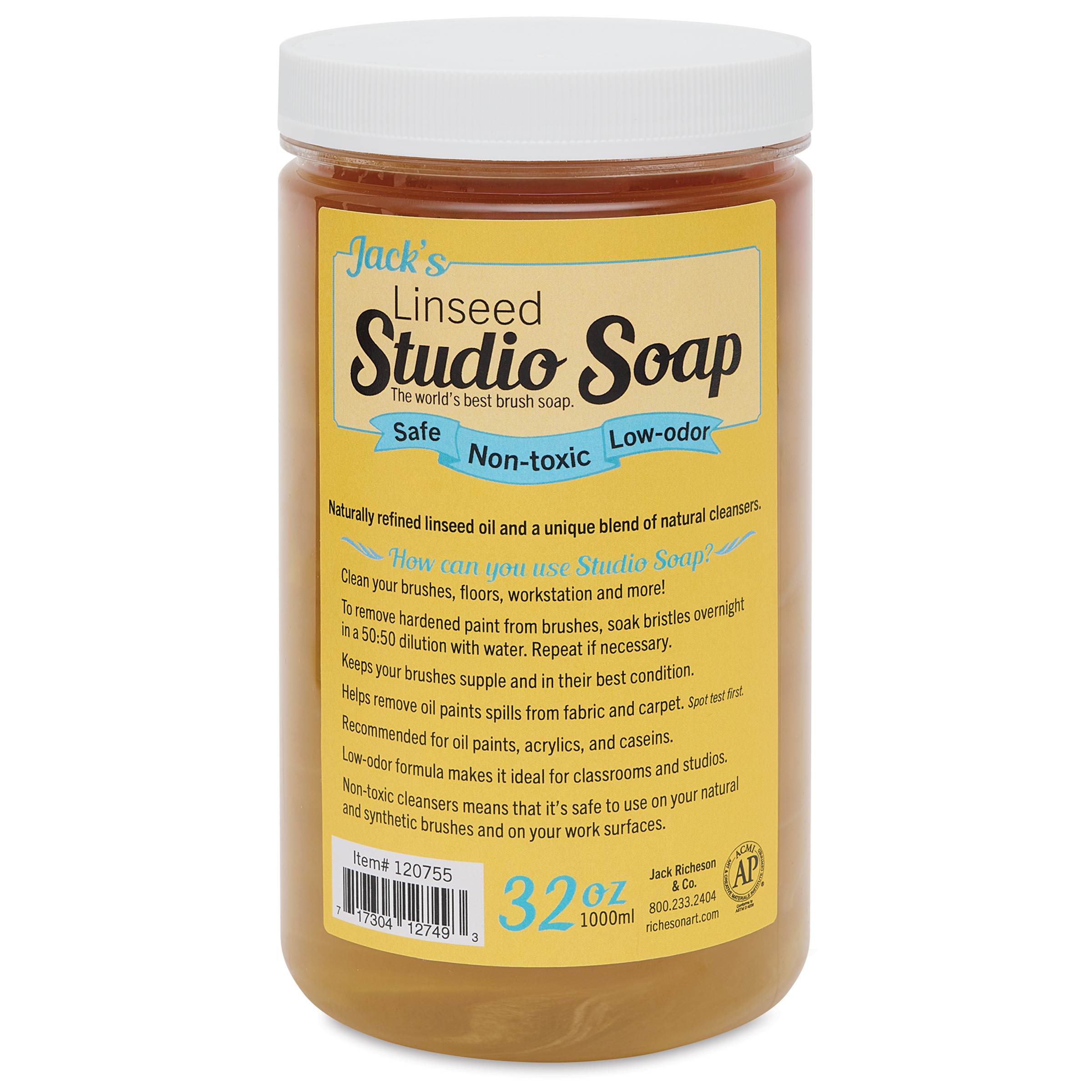 Richeson Jack's Linseed Studio Soap - 32 oz jar