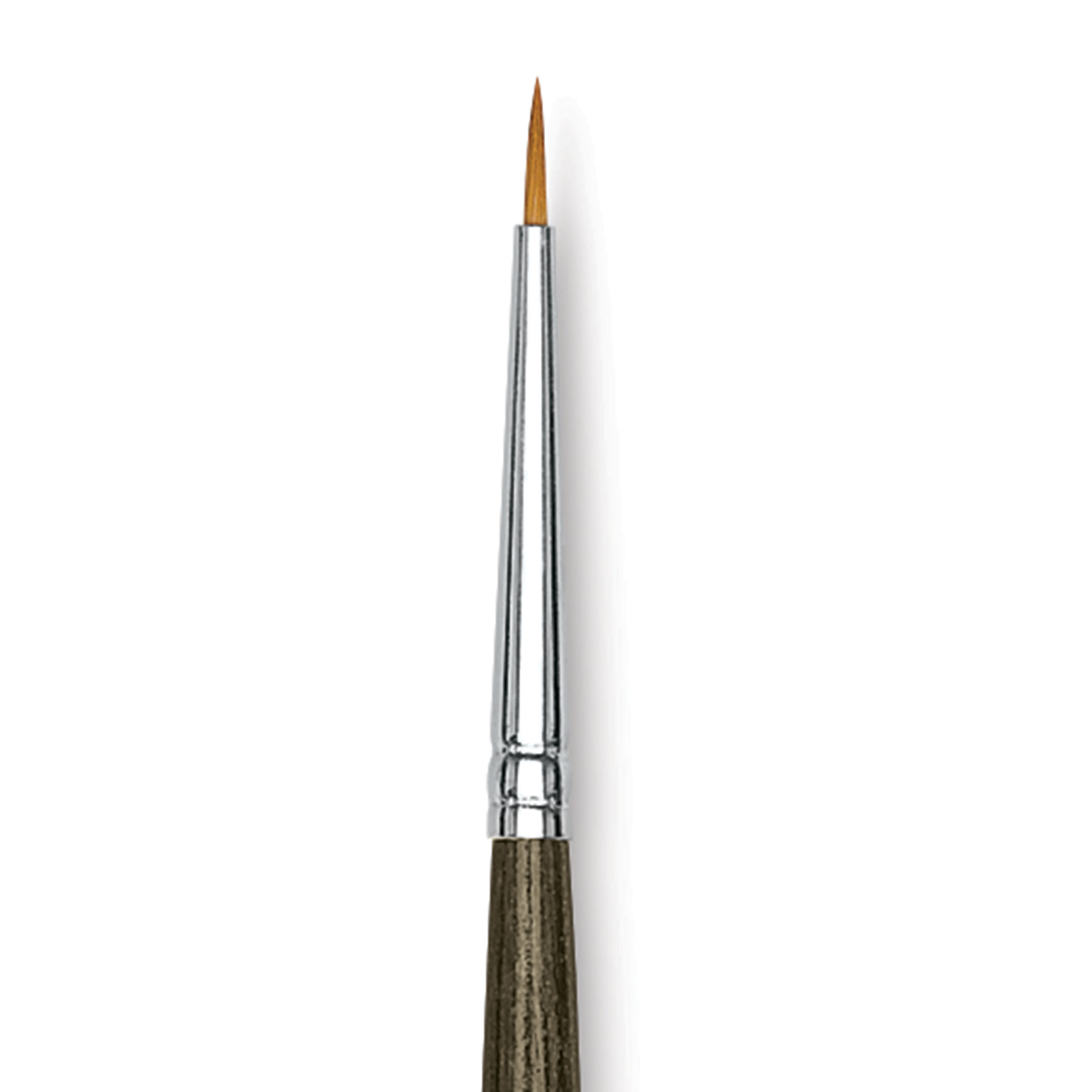 Blick Studio Short Handle Synthetic Brush - Round, Black Handle, 2/0