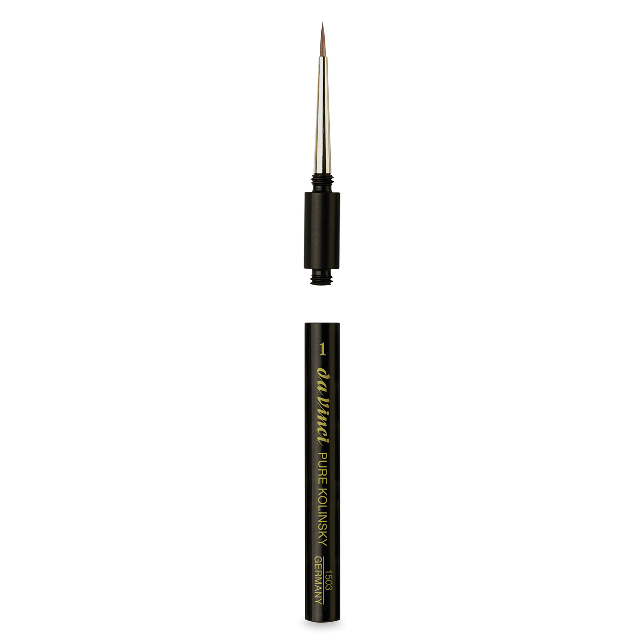 Da Vinci Maestro Kolinsky Brush - Travel Round, Short Handle, Size 1