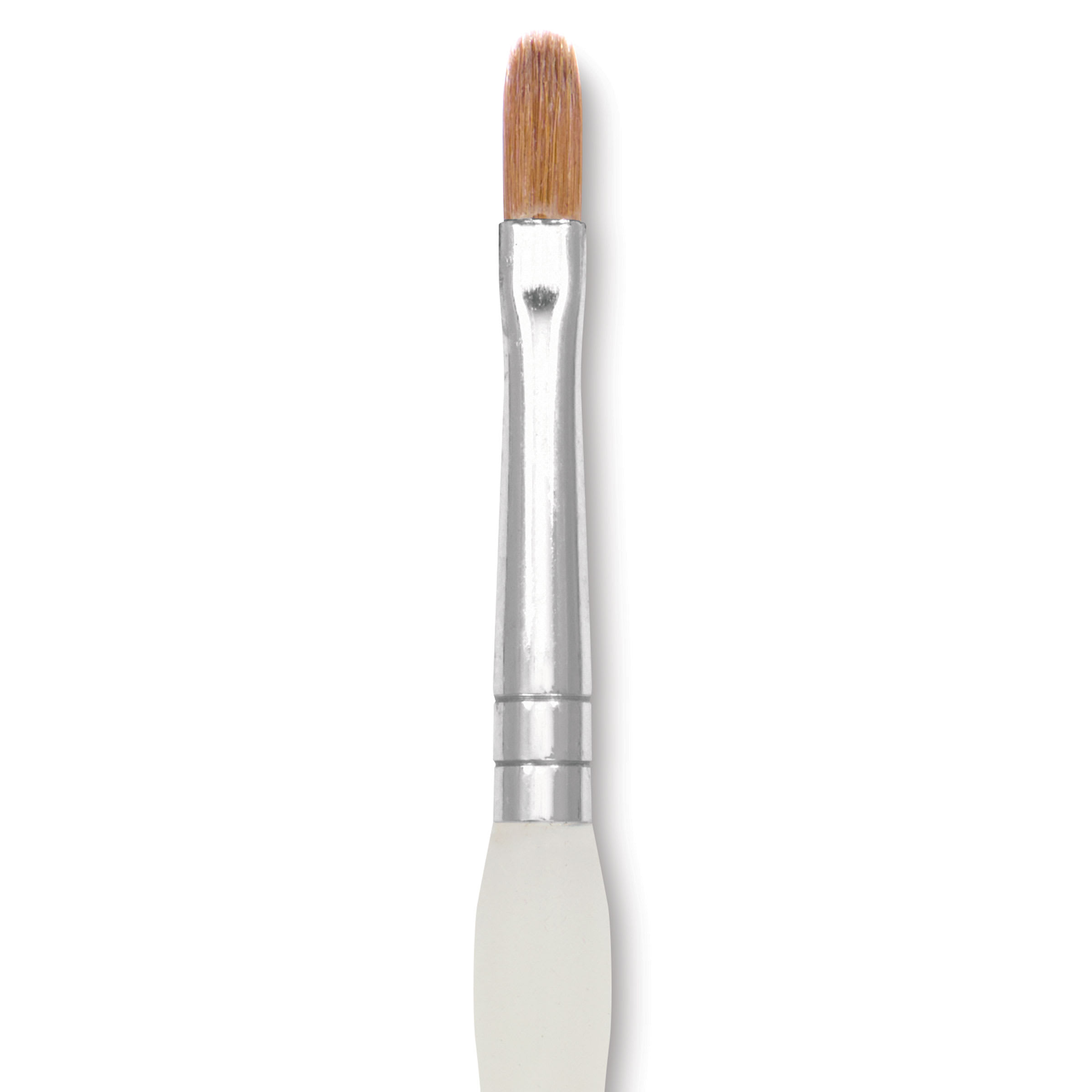 Royal & Langnickel Soft Grip Synthetic Sable Brushes - Filbert, Short Handle, Size 4