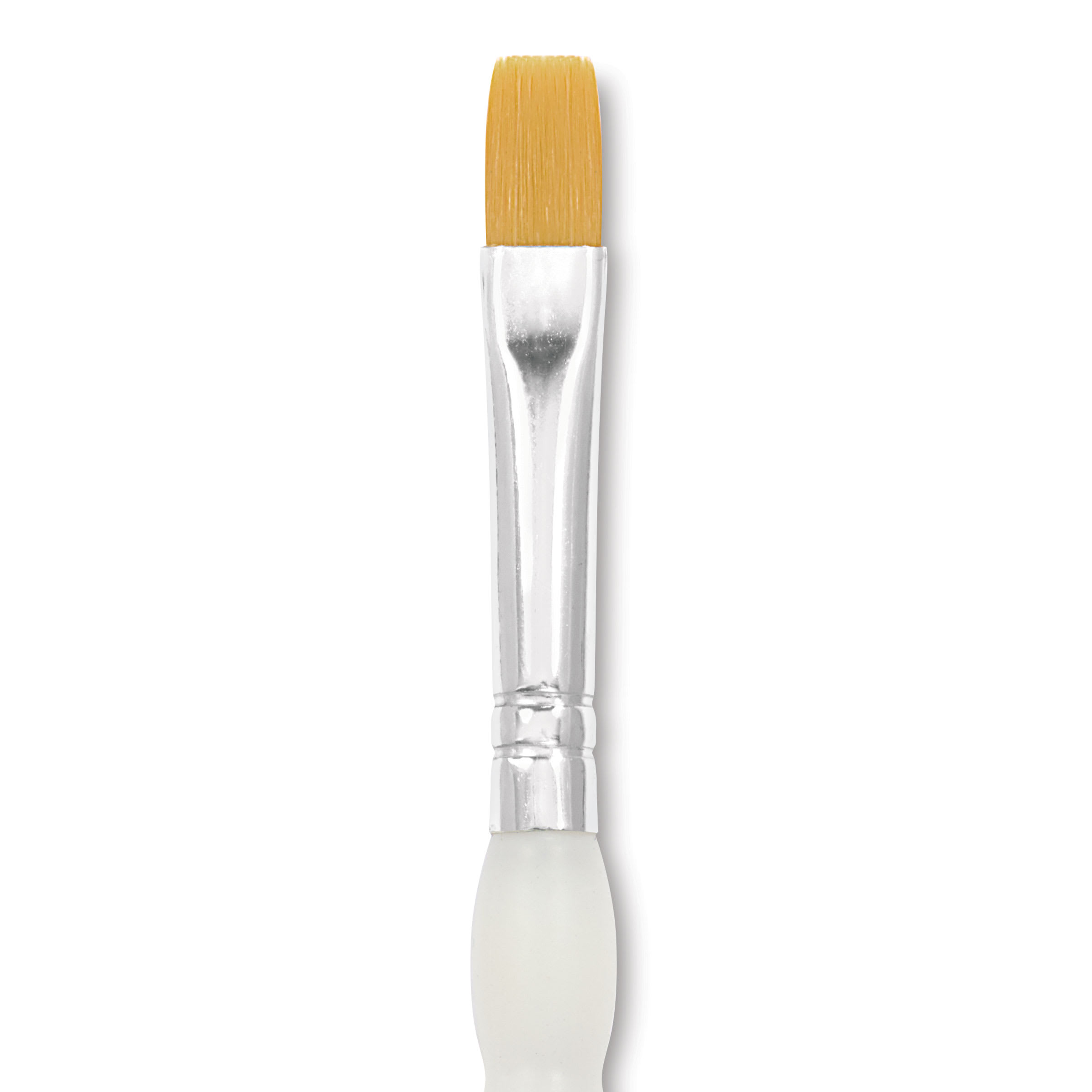 Royal & Langnickel Soft Grip Golden Taklon Brush - Shader, Short Handle, Size 10