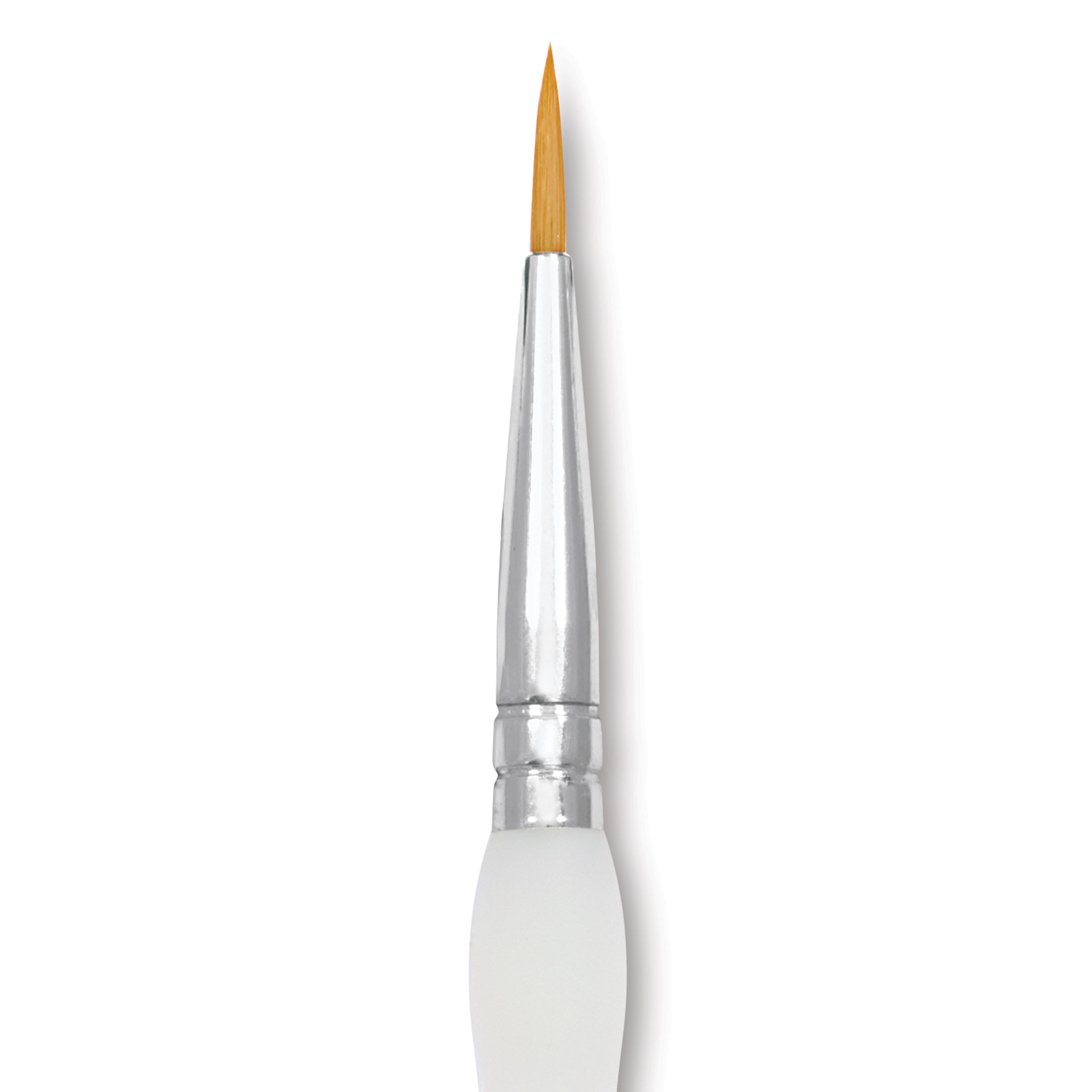 Royal & Langnickel Soft Grip Golden Taklon Brush - Round, Short Handle, Size 2