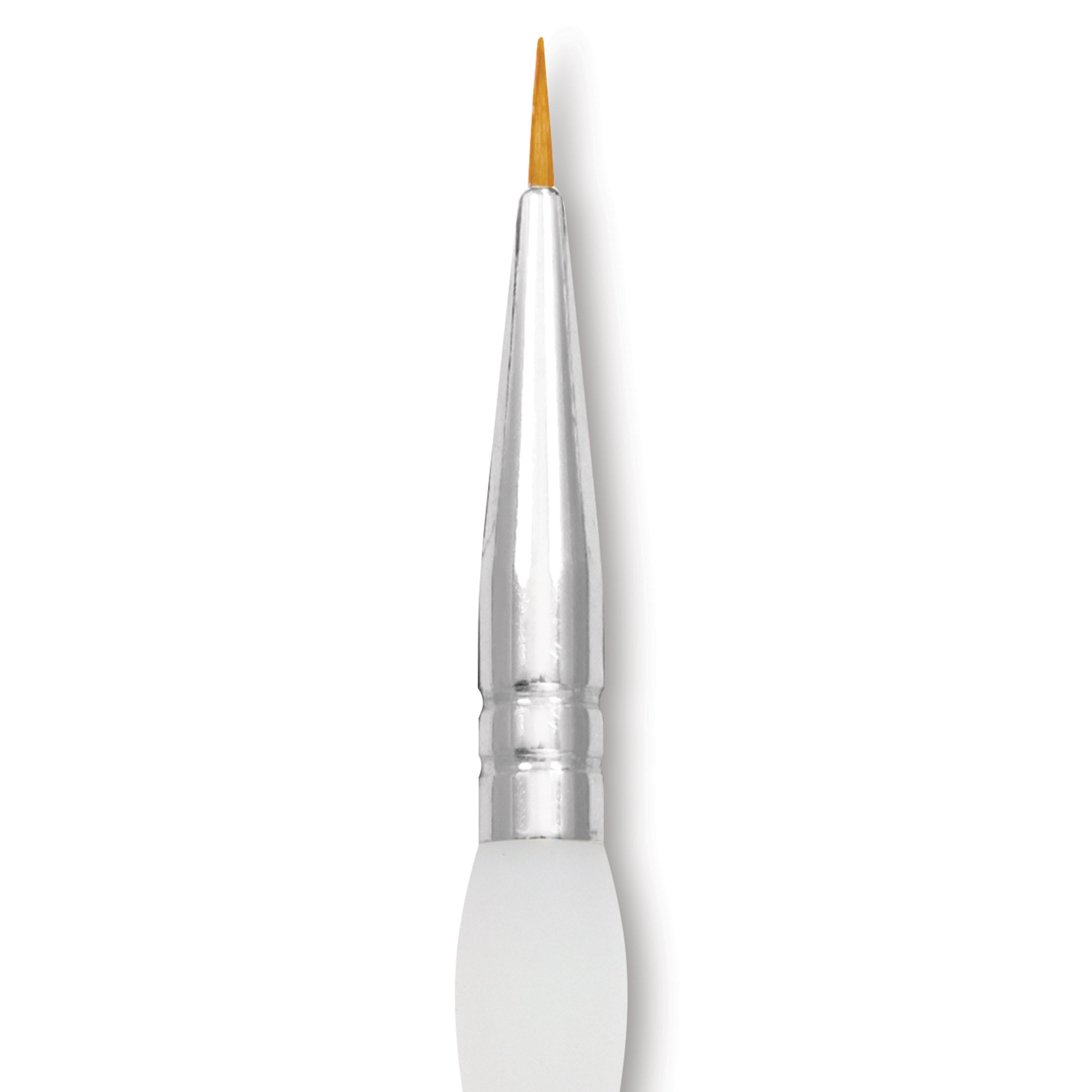 Royal & Langnickel Soft Grip Golden Taklon Brush - Round, Short Handle, Size 3/0
