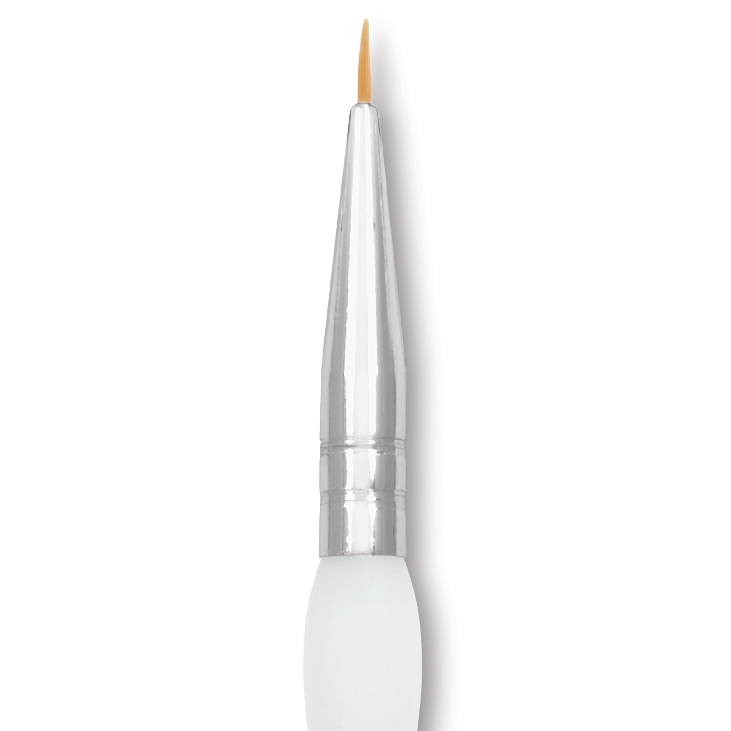 Royal & Langnickel Soft Grip Golden Taklon Brush - Round, Short Handle, Size 5/0