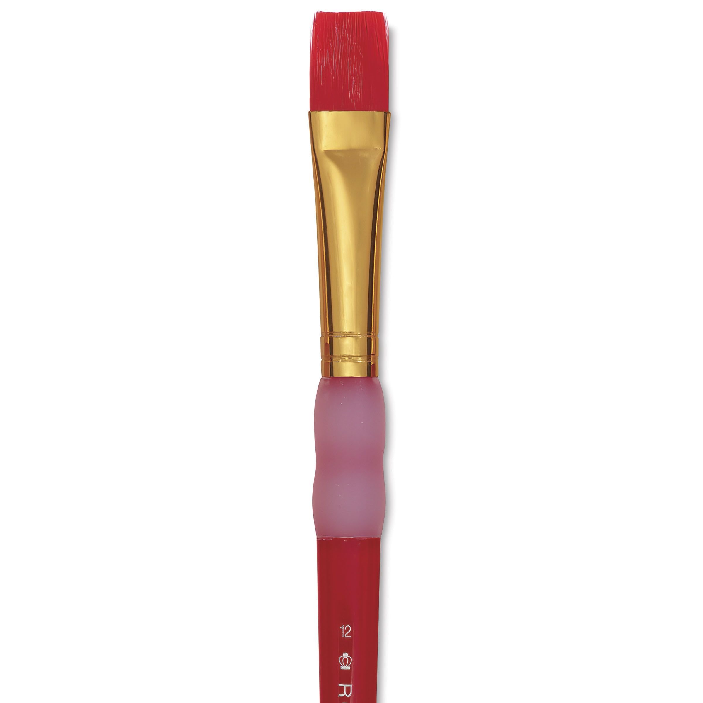 Royal & Langnickel Big Kids' Choice Lil' Grippers Brush - Series BK63 Shader, Size 12, Short Handle