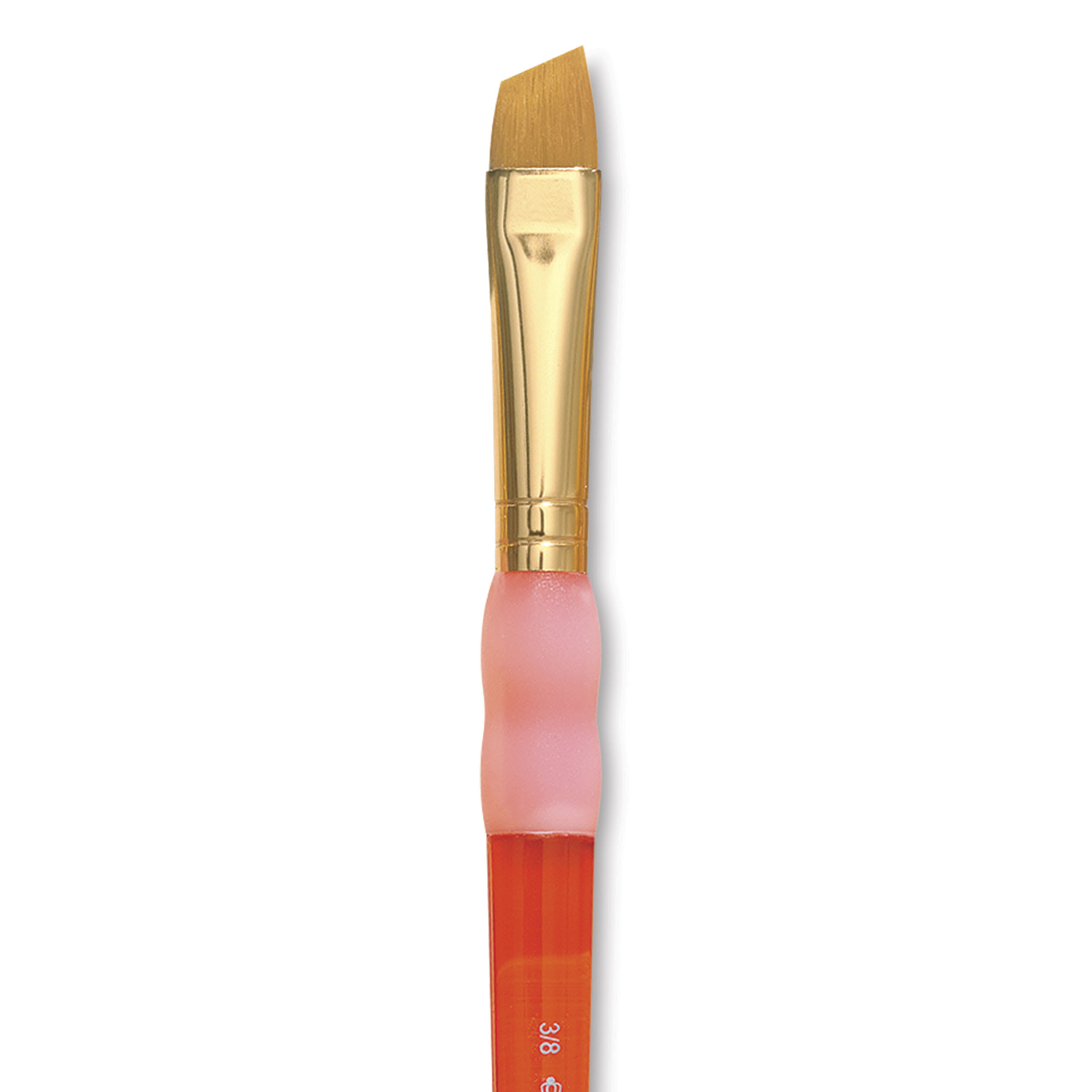 Royal & Langnickel Big Kids' Choice Lil' Grippers Brush - Series BK65 Angular, Size 3/8", Short Handle