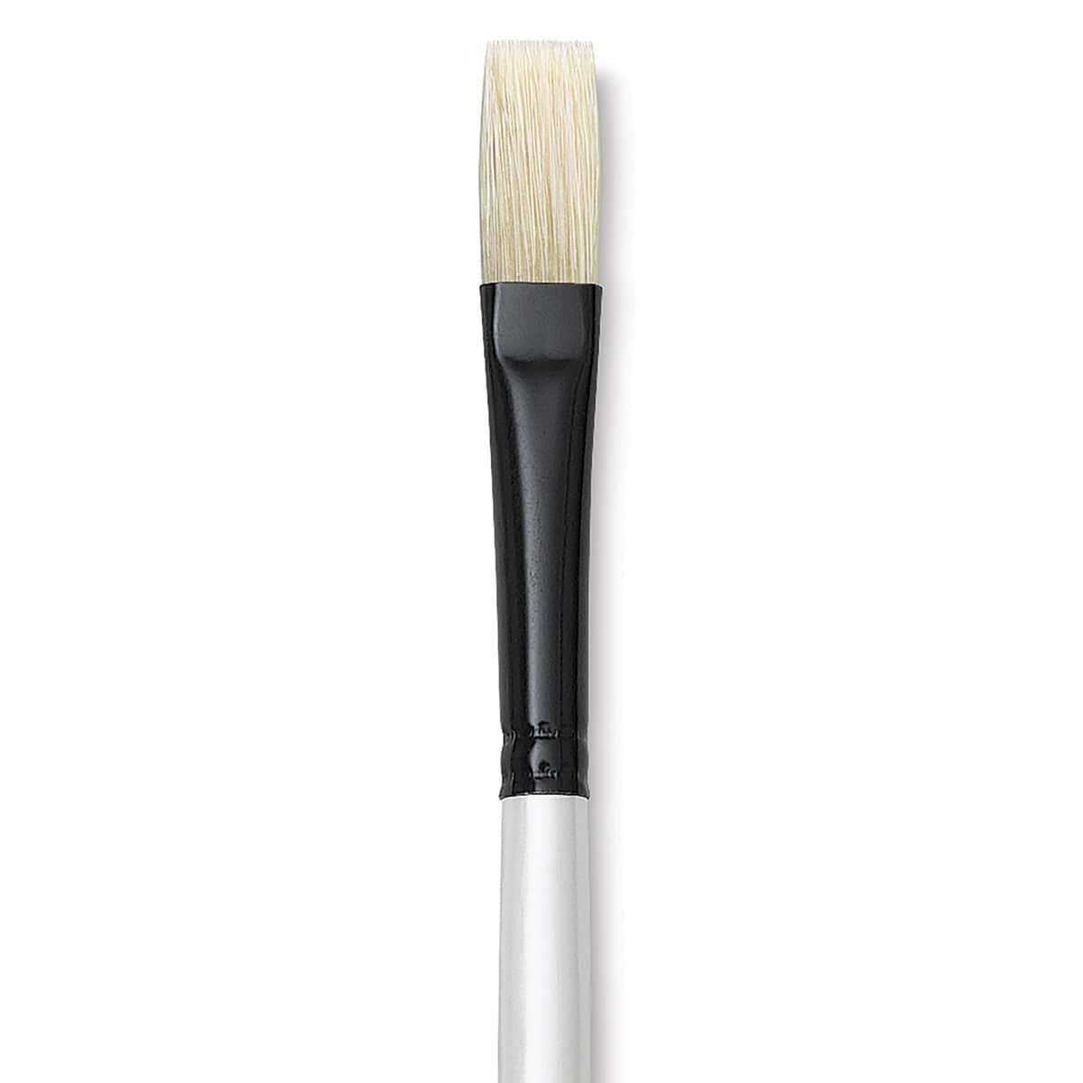 Robert Simmons Simply Simmons Chungking Hog Bristle Brush - Flat, Long Handle, Size 6