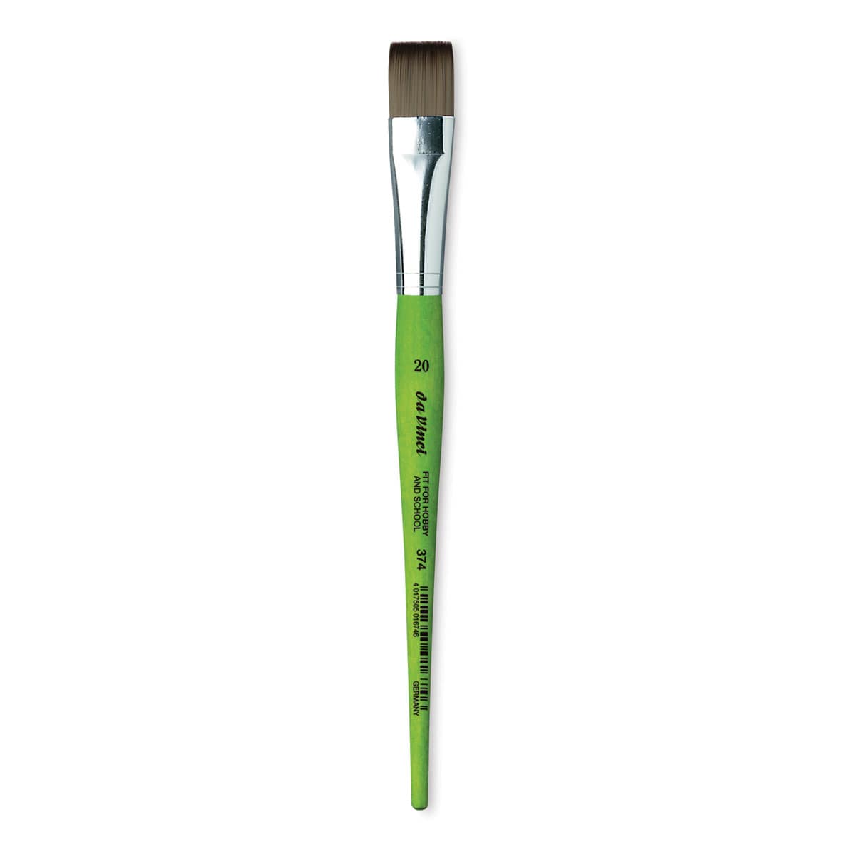 DVXVA37420 Fit Series 374 Synthetic Acrylic & Tempera Flat Da Vinci Synthetics Student Paint Brush - Size 20
