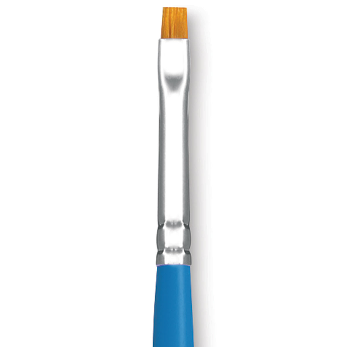Princeton™ Select™ Artiste Series 3750 Short Handle Chisel Blender Brush By Princeton Artist Brush Co Paint in Blue | 2