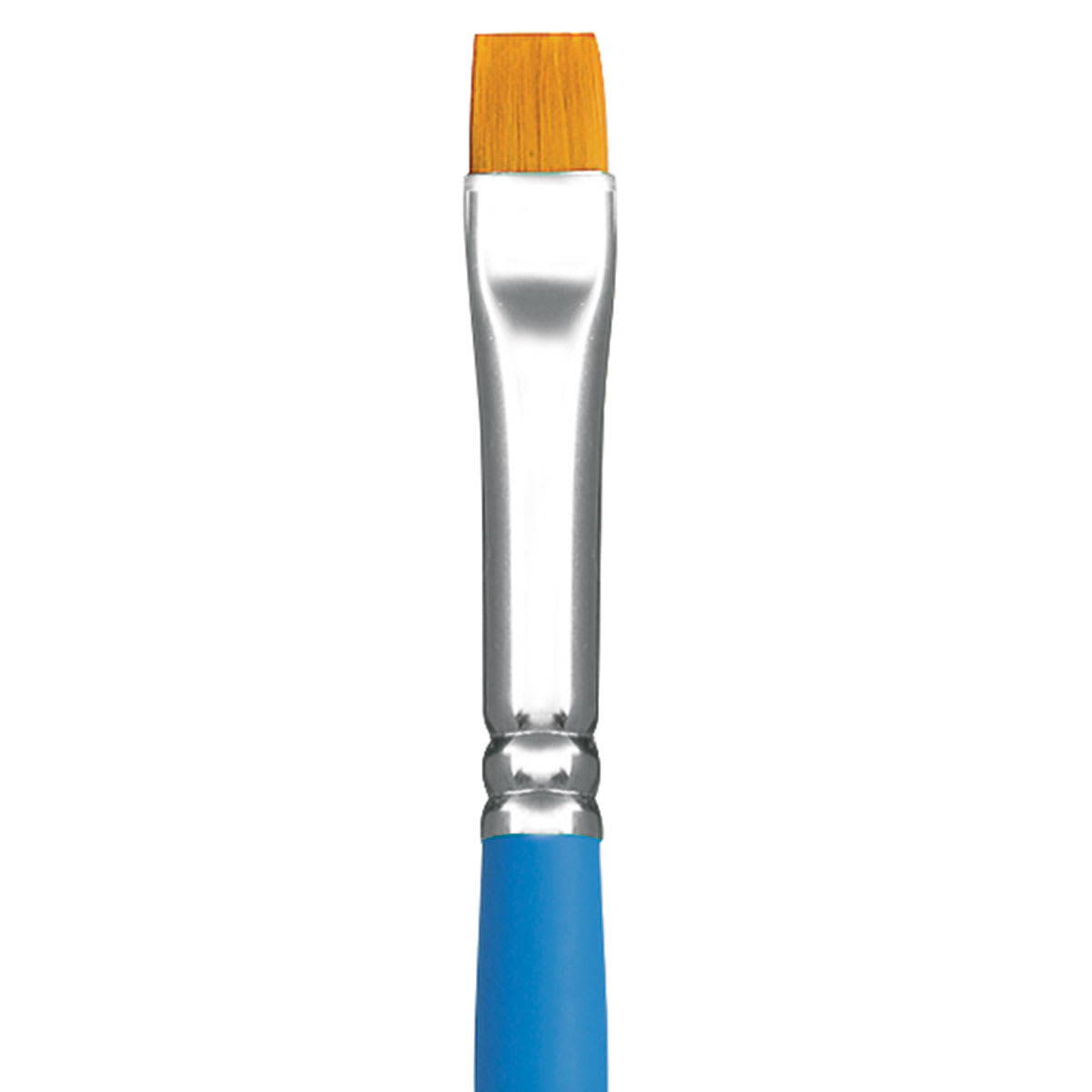 Princeton™ Select™ Artiste Series 3750 Short Handle Chisel Blender Brush By Princeton Artist Brush Co Paint in Blue | 8