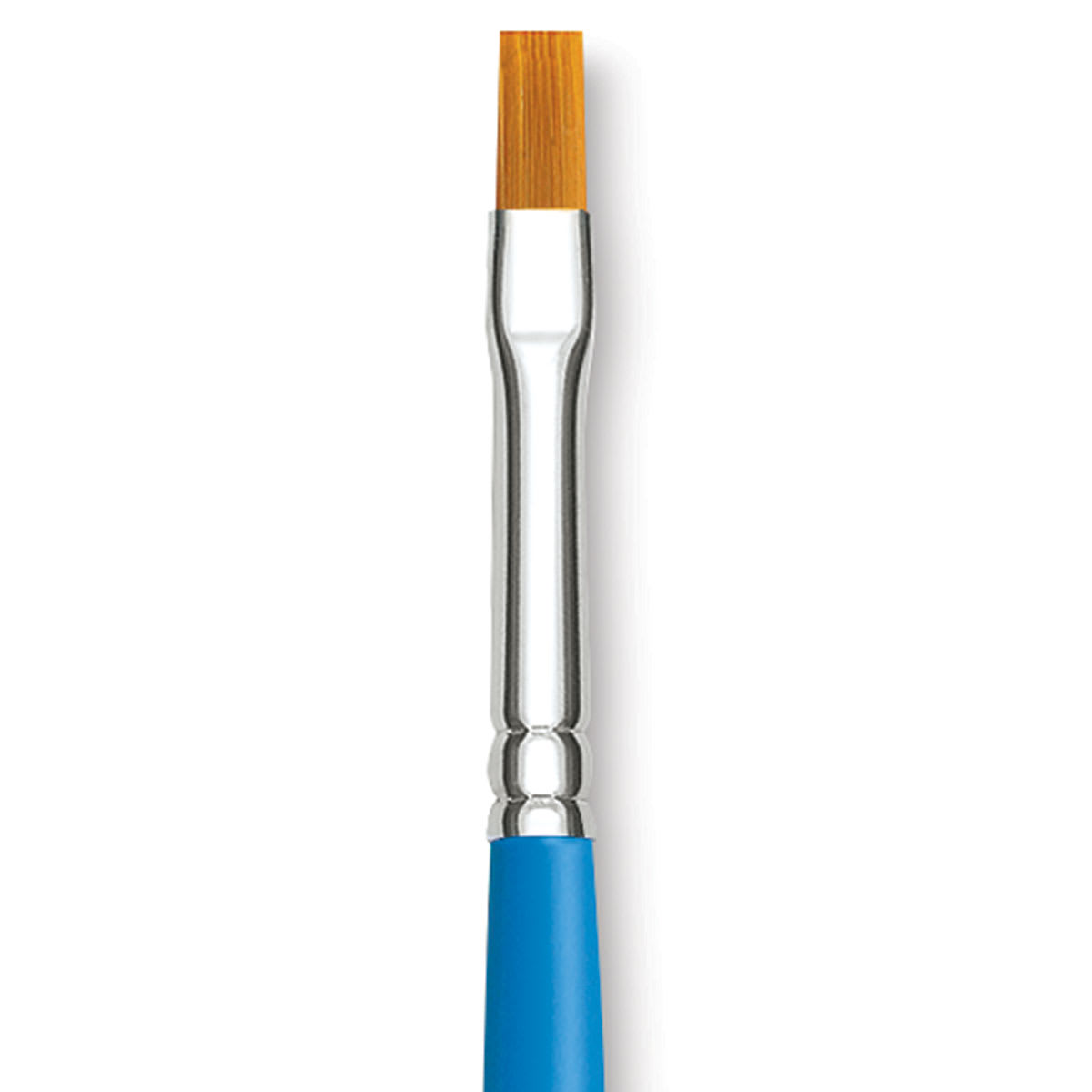 Princeton™ Select™ Artiste Series 3750 Short Handle Flat Shader Brush By Princeton Artist Brush Co Paint in Blue | 4