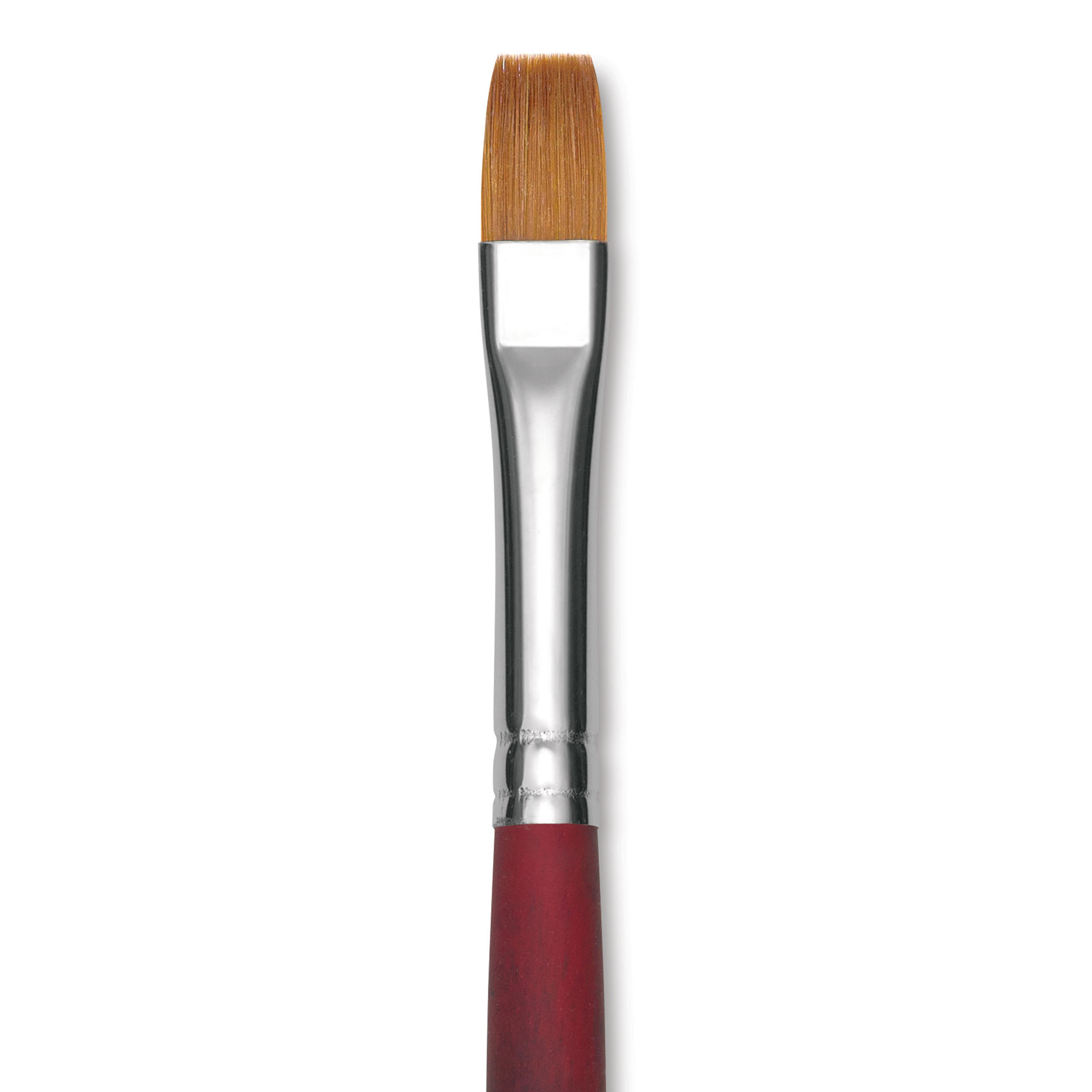 Princeton Velvetouch Series 3900 Synthetic Brush - Flat, Long Handle, Size 8