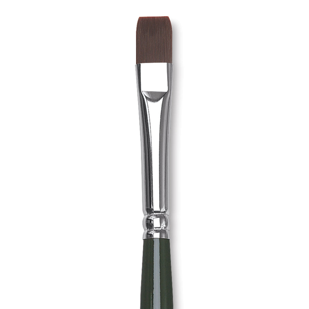 Silver Brush Ruby Satin Series Synthetic Brushes, Long Handle, 4-Bright 2502 (54319)