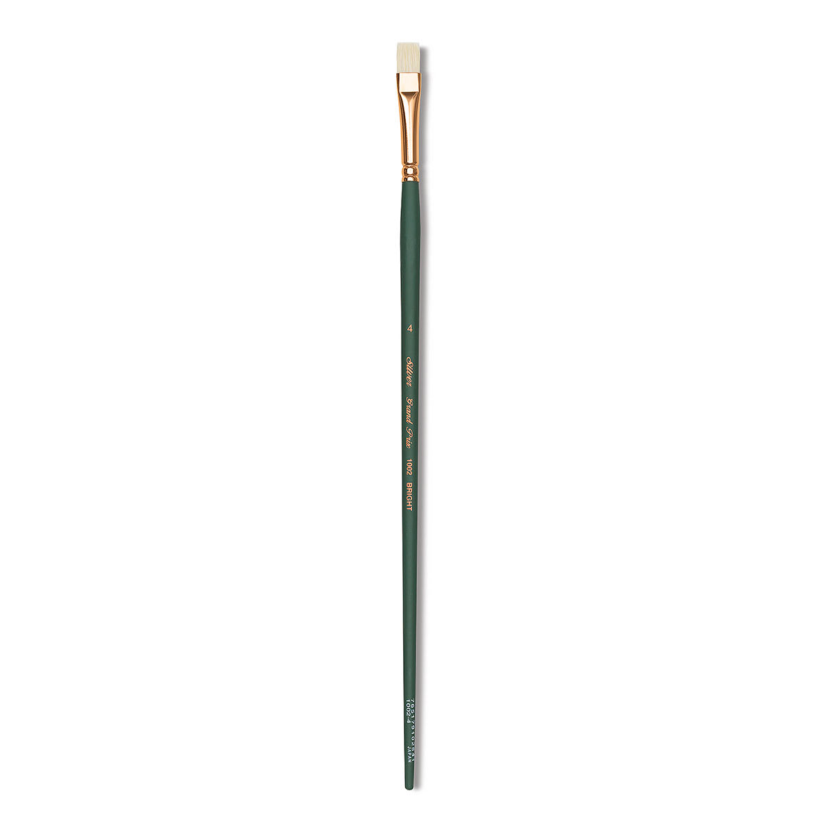 Silver Brush Grand Prix Super Brush - Bright, Long Handle, Size 4