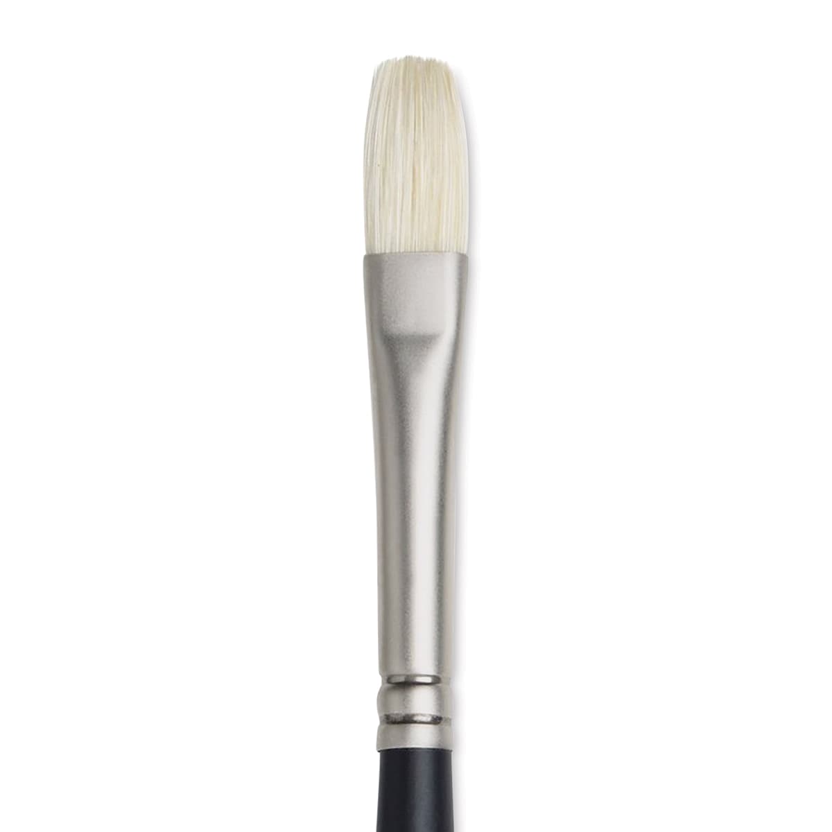 Winsor & Newton Artists' Oil Brush - Flat, Long Handle, Size 4