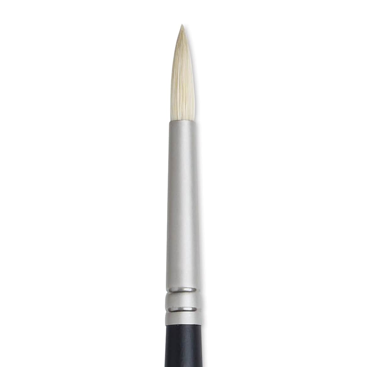Winsor & Newton Artists' Oil Brush - Round, Long Handle, Size 3