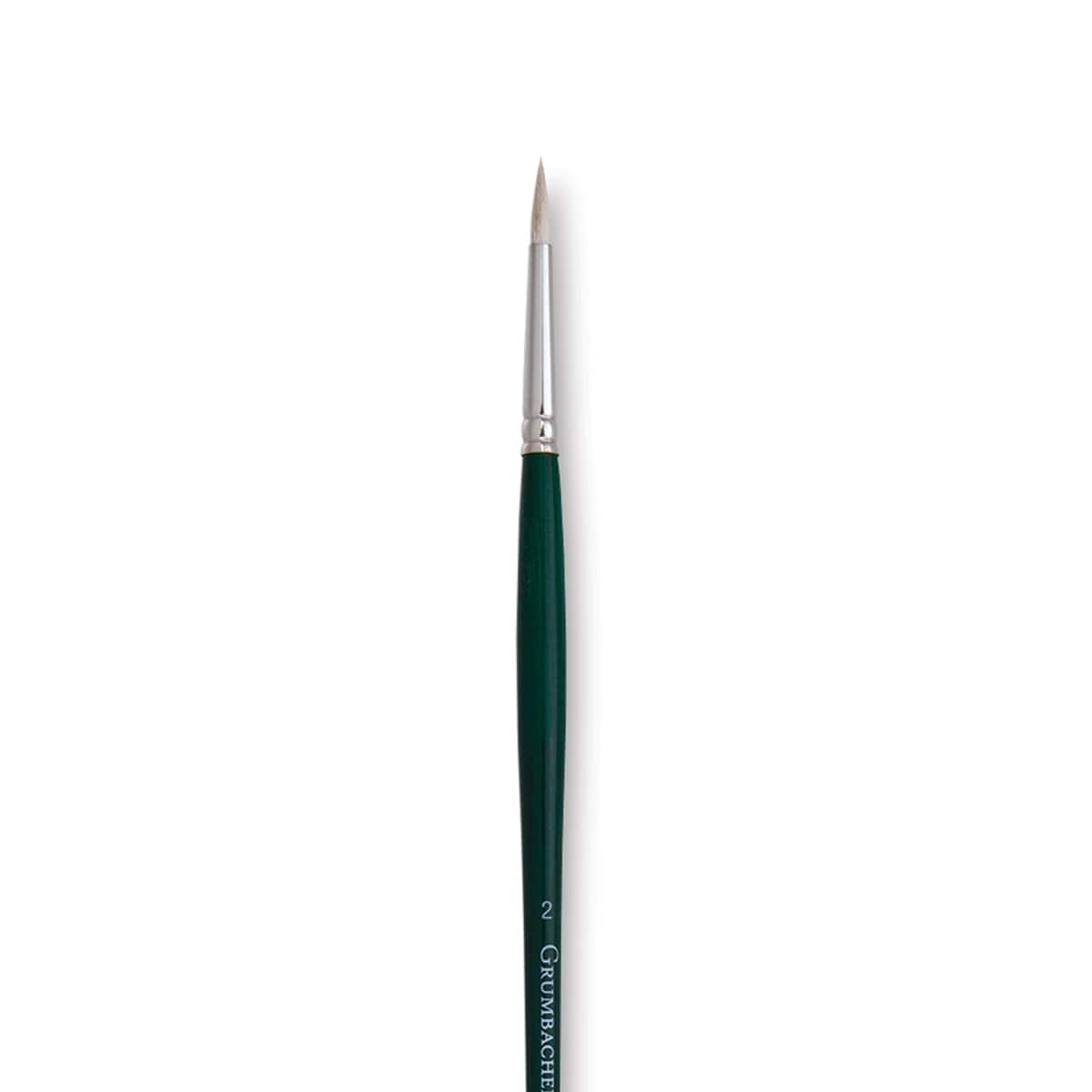 Grumbacher Gainsborough Brush - Round, Long Handle, Size 2