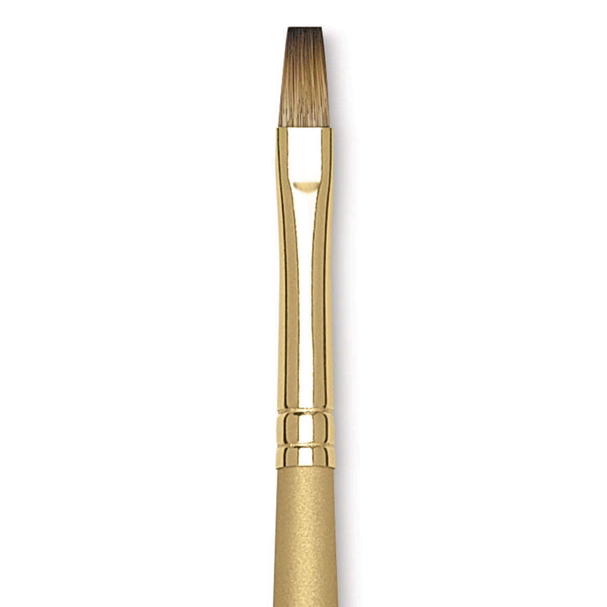 Princeton Synthetic Mongoose Brush - Flat, Long Handle, Size 6