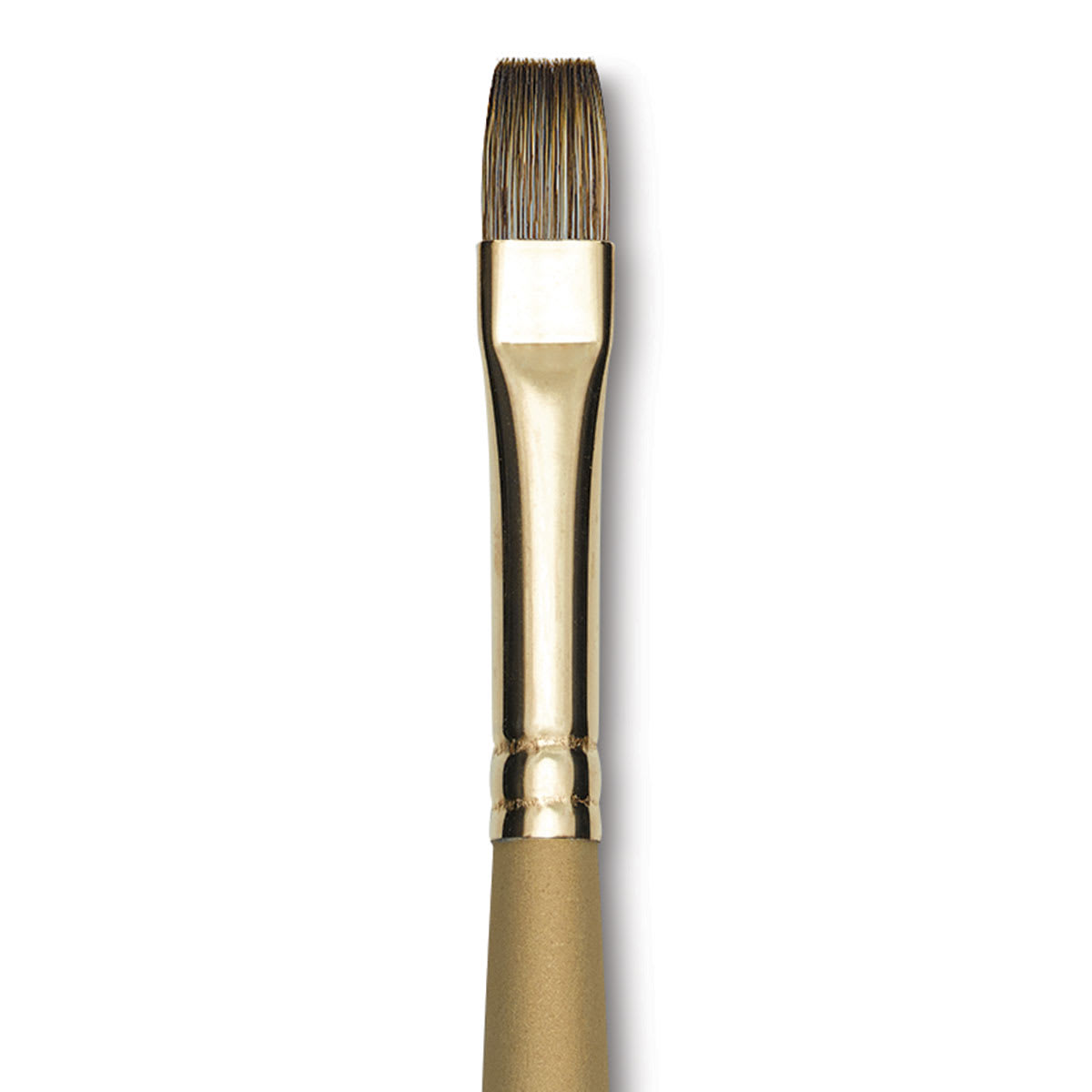 Princeton Synthetic Mongoose Brush - Flat, Long Handle, Size 8