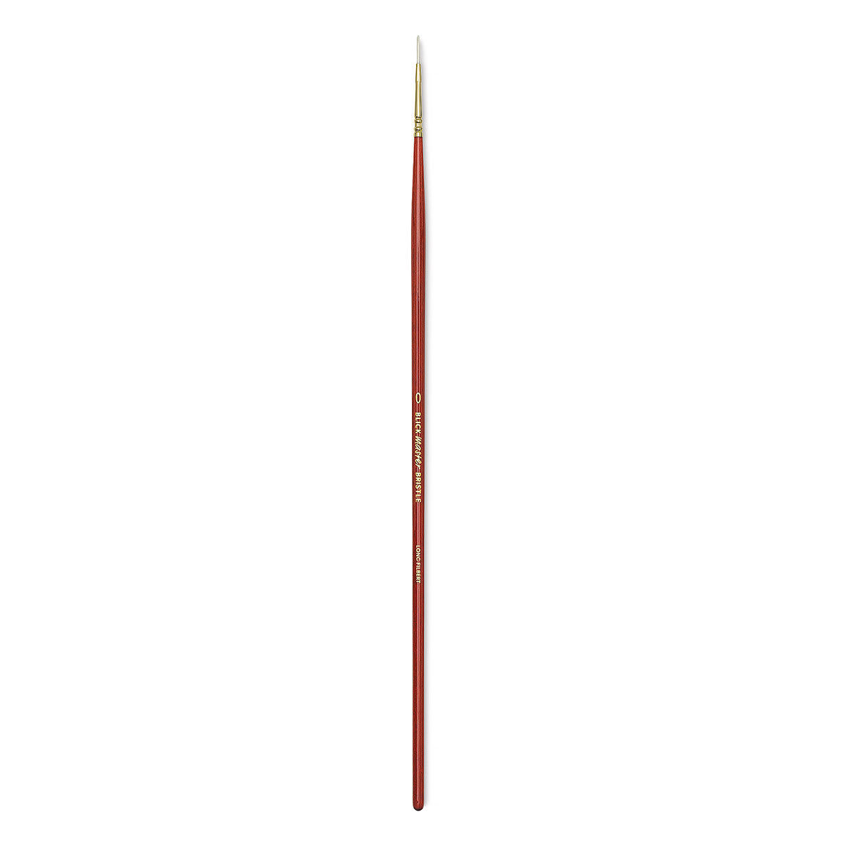 Blick Master Bristle Brush - Long Filbert, Long Handle, Size 0