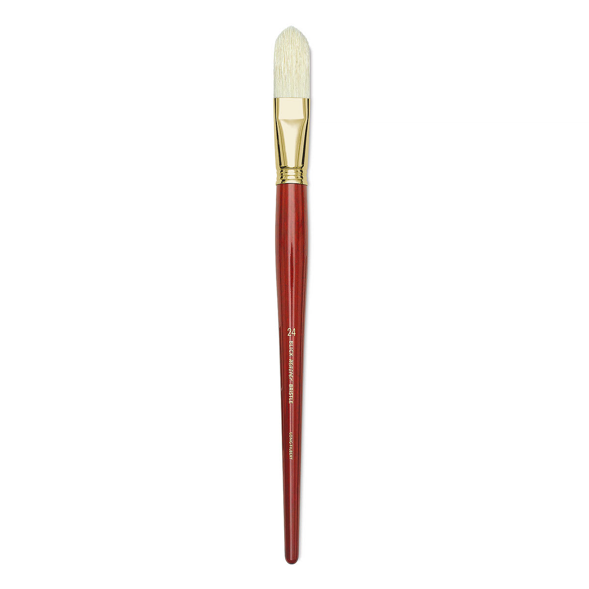 Blick Master Bristle Brush - Long Filbert, Long Handle, Size 24