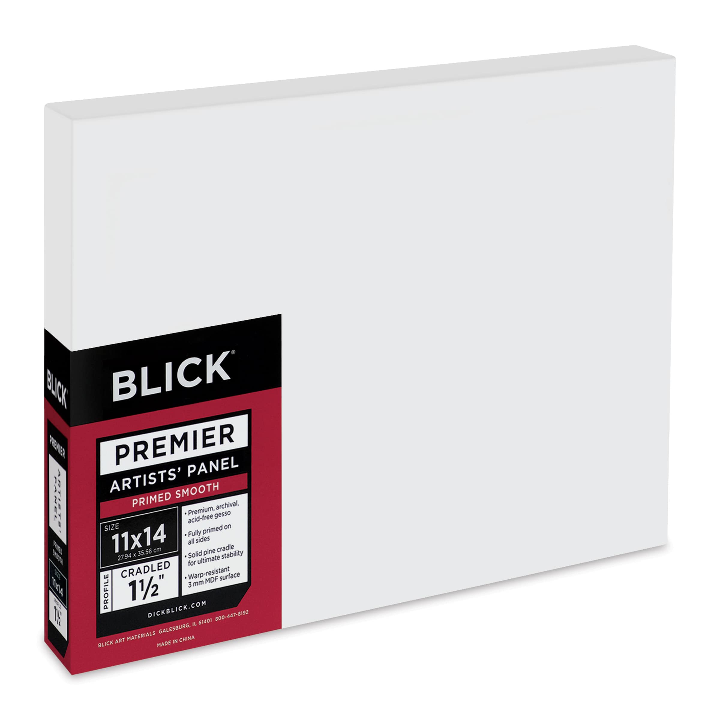 Blick Premier Artists' Panel - Gallery Cradle, 1-1/2", 11" x 14"