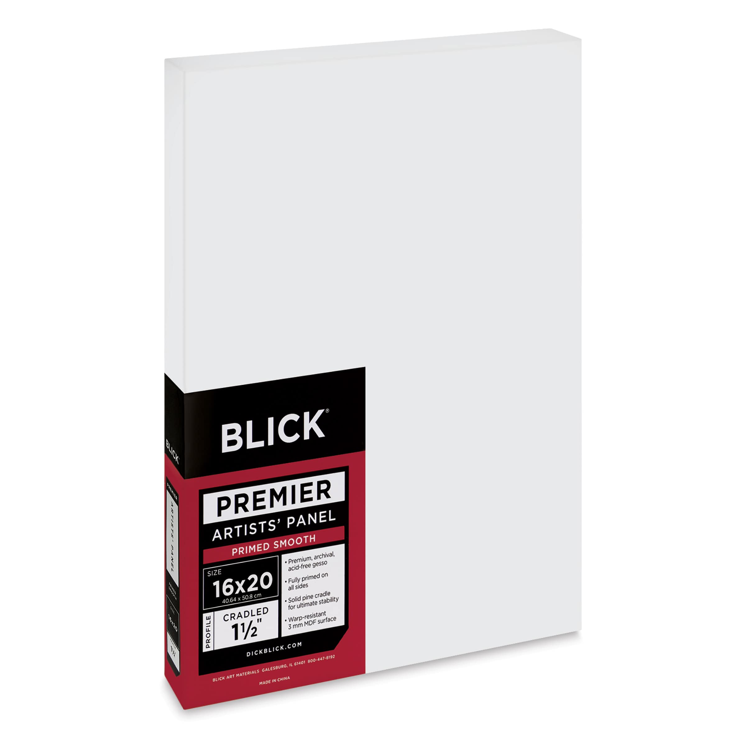 Blick Premier Artists' Panel - Gallery Cradle, 1-1/2", 16" x 20"