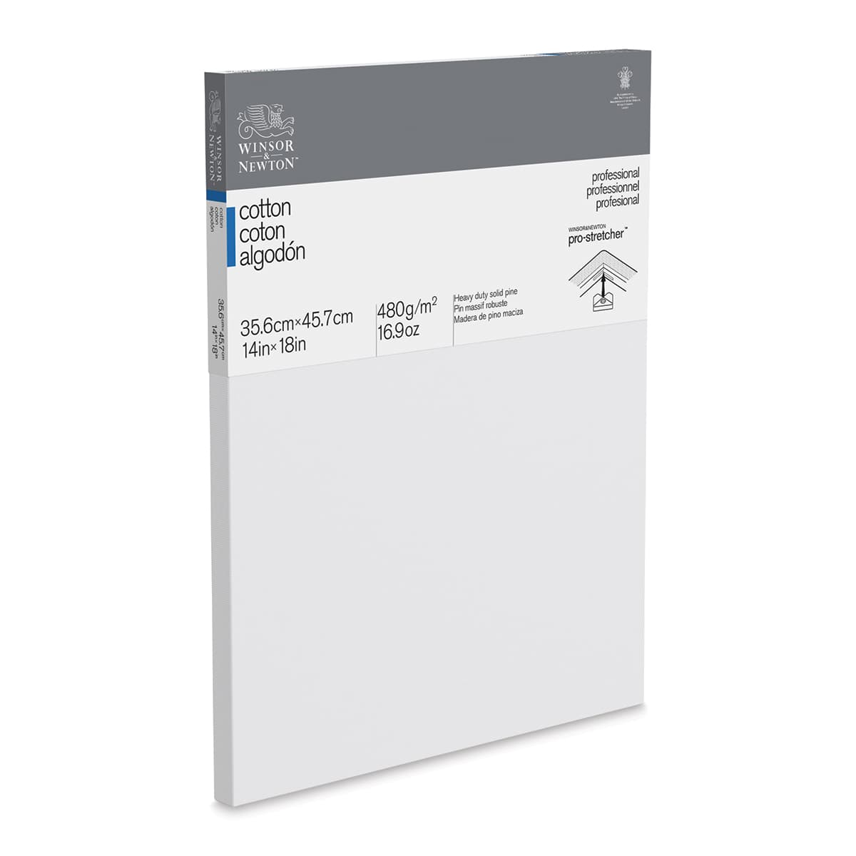 Winsor & Newton Professional Cotton Canvas - 14" x 18", Traditional Profile