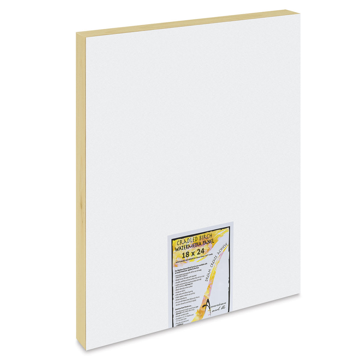 American Easel WaterMedia Panel - 18" x 24", Gallery Profile 1-5/8"