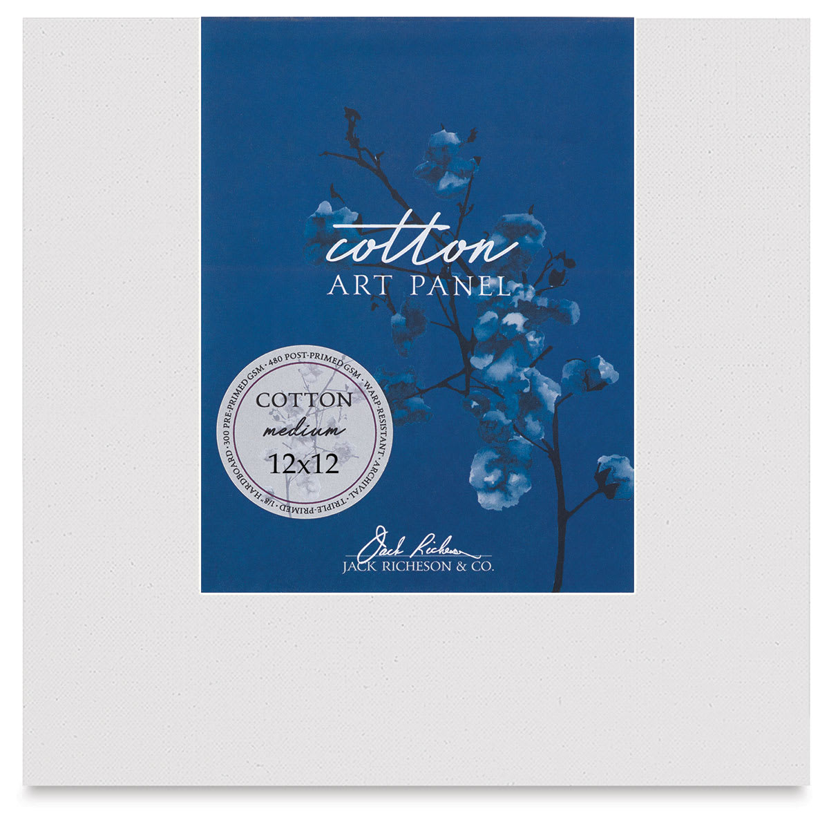 Richeson Cotton Art Panel - Medium, 12" x 12"