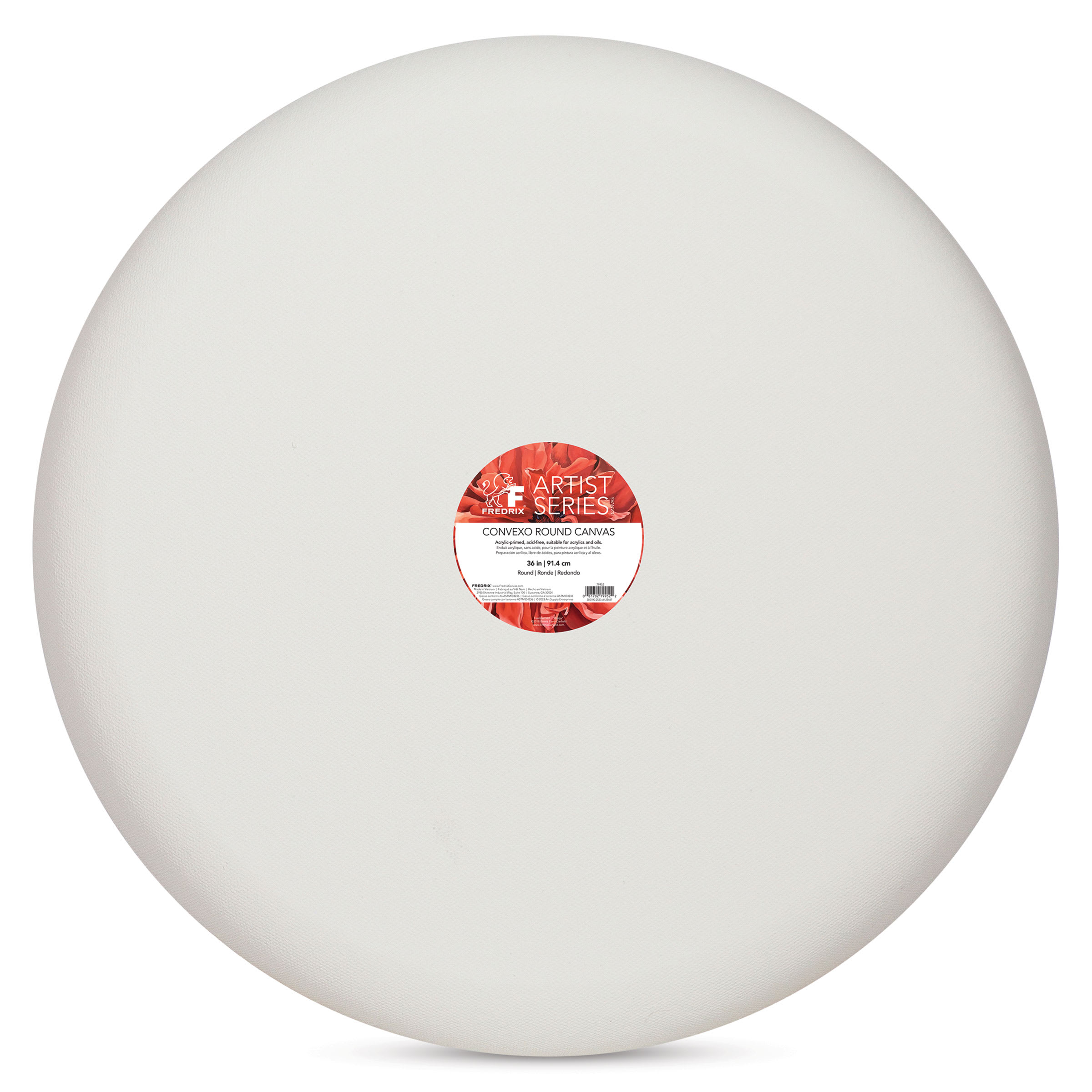Fredrix Convexo Canvas - 36", Round