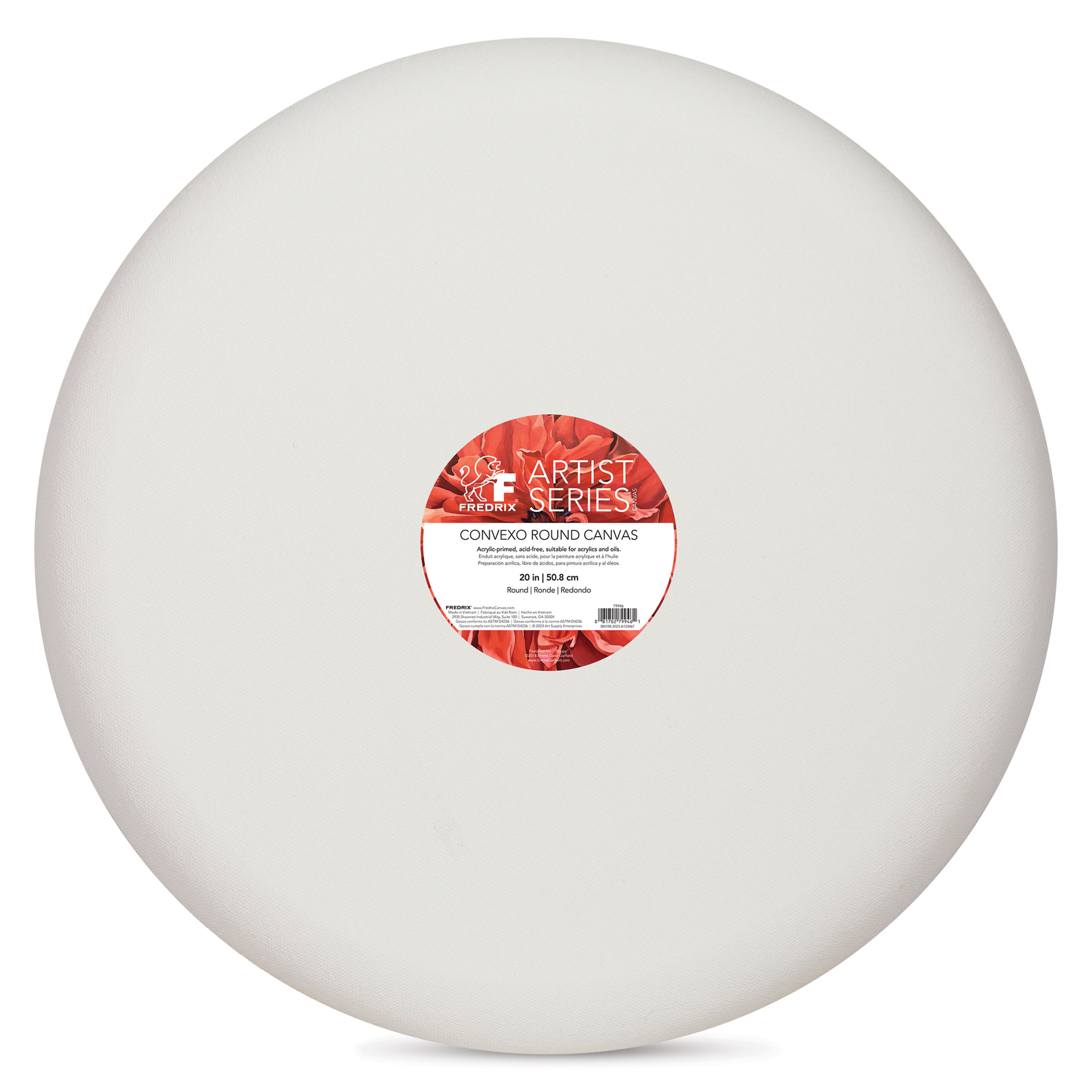 Fredrix Convexo Canvas - 20", Round