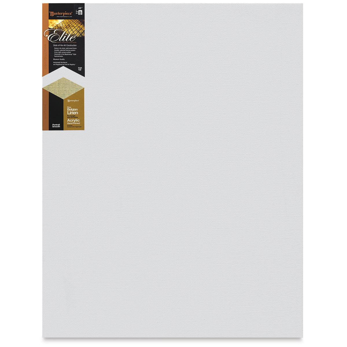 Masterpiece Elite Portrait Smooth Canvas - 48" x 72", Acrylic Primed
