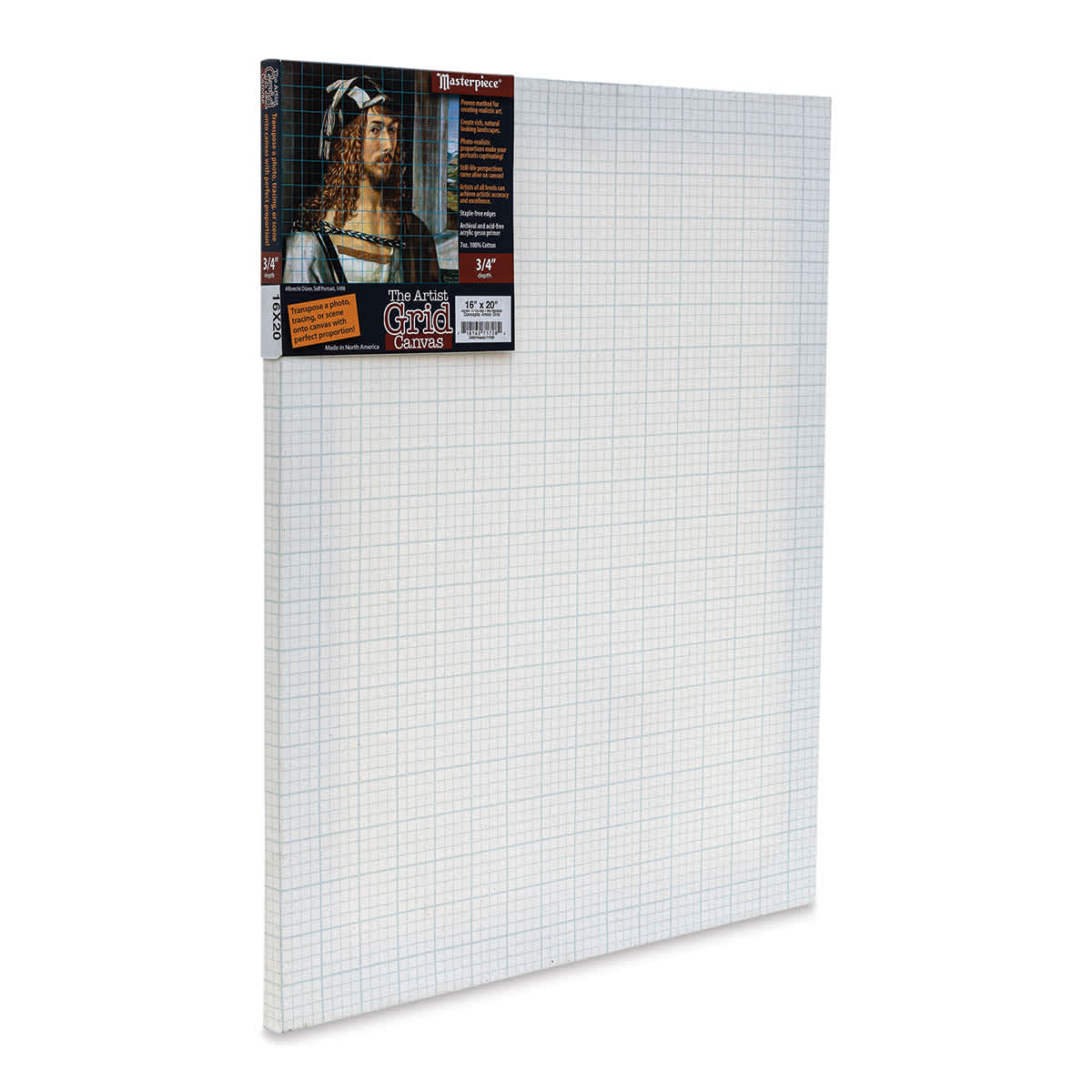 The Artist Grid 34 Profile Cotton Canvas  16 x 20 Artist Grid