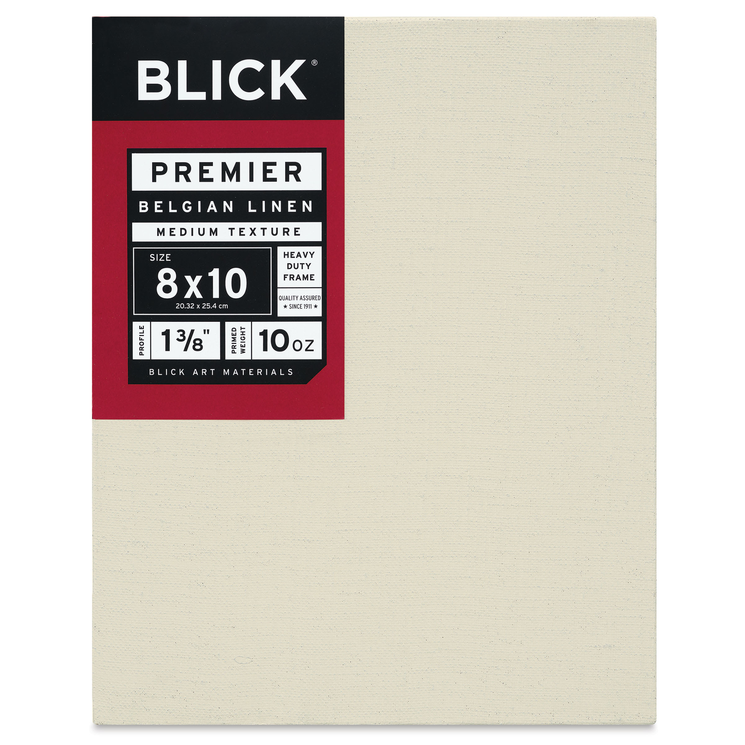 Blick Premier Belgian Linen - 8" x 10", Oil-Primed, 1-3/8" Profile