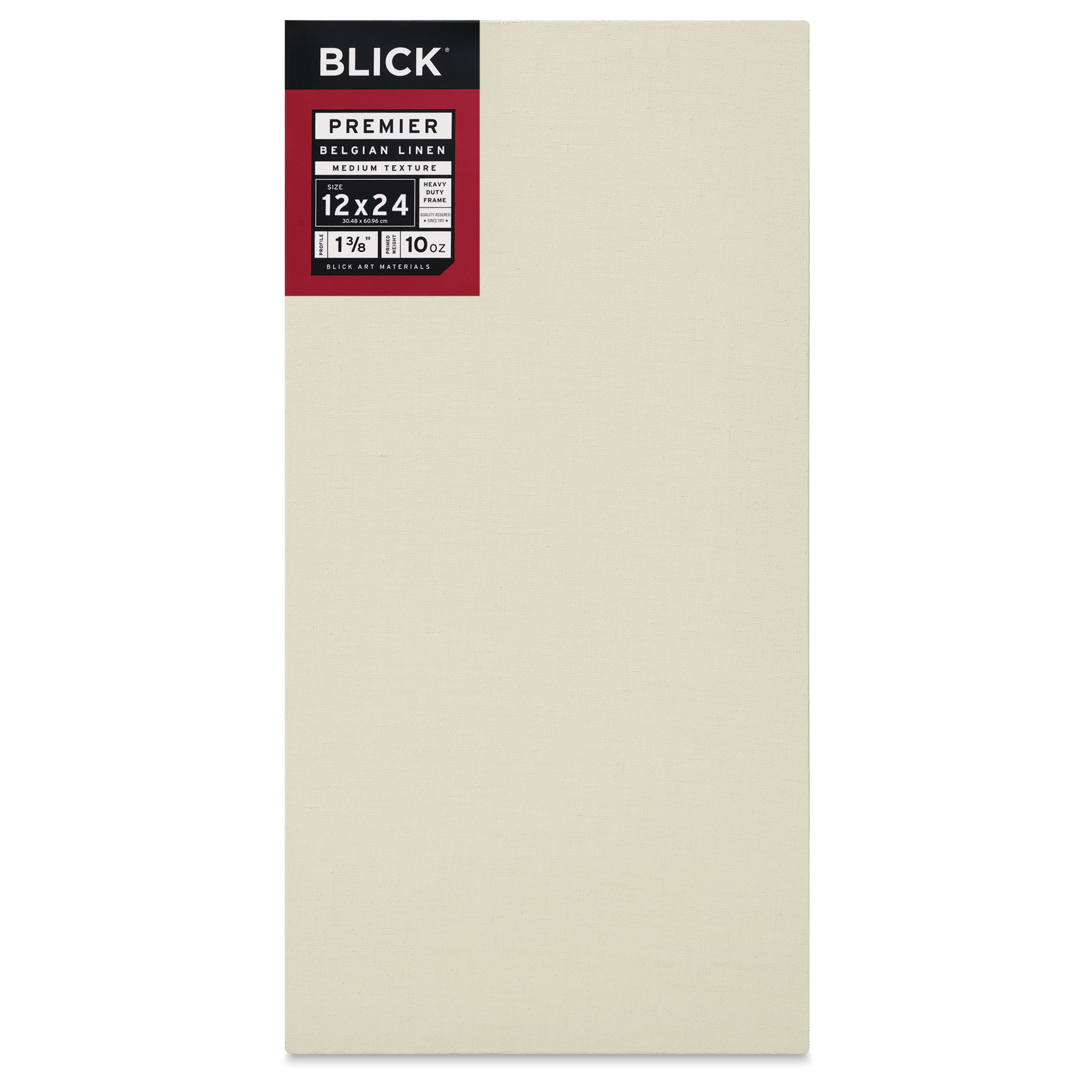 Blick Premier Belgian Linen - 12" x 24", Oil-Primed, 1-3/8" Profile