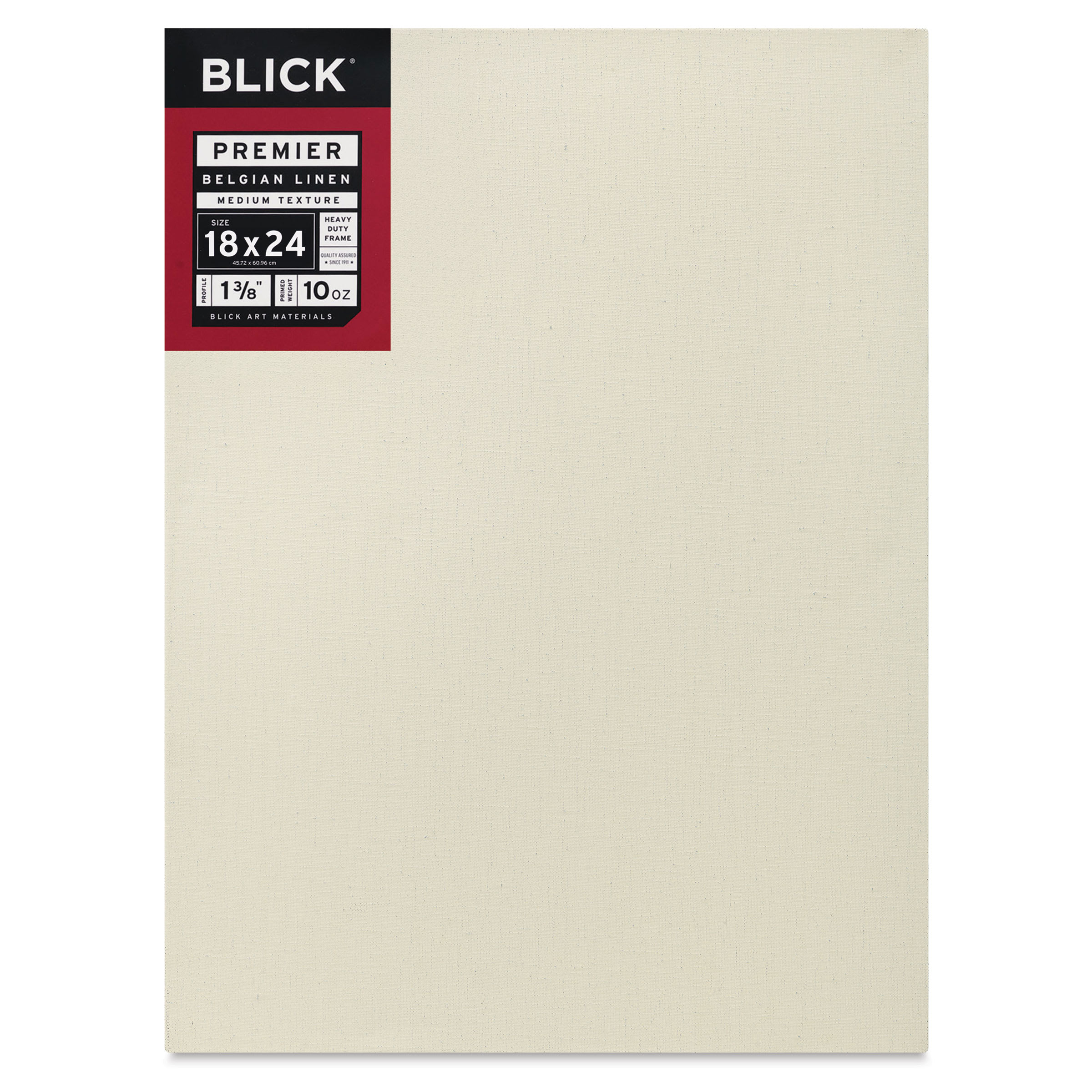 Blick Premier Belgian Linen - 18" x 24", Oil-Primed, 1-3/8" Profile
